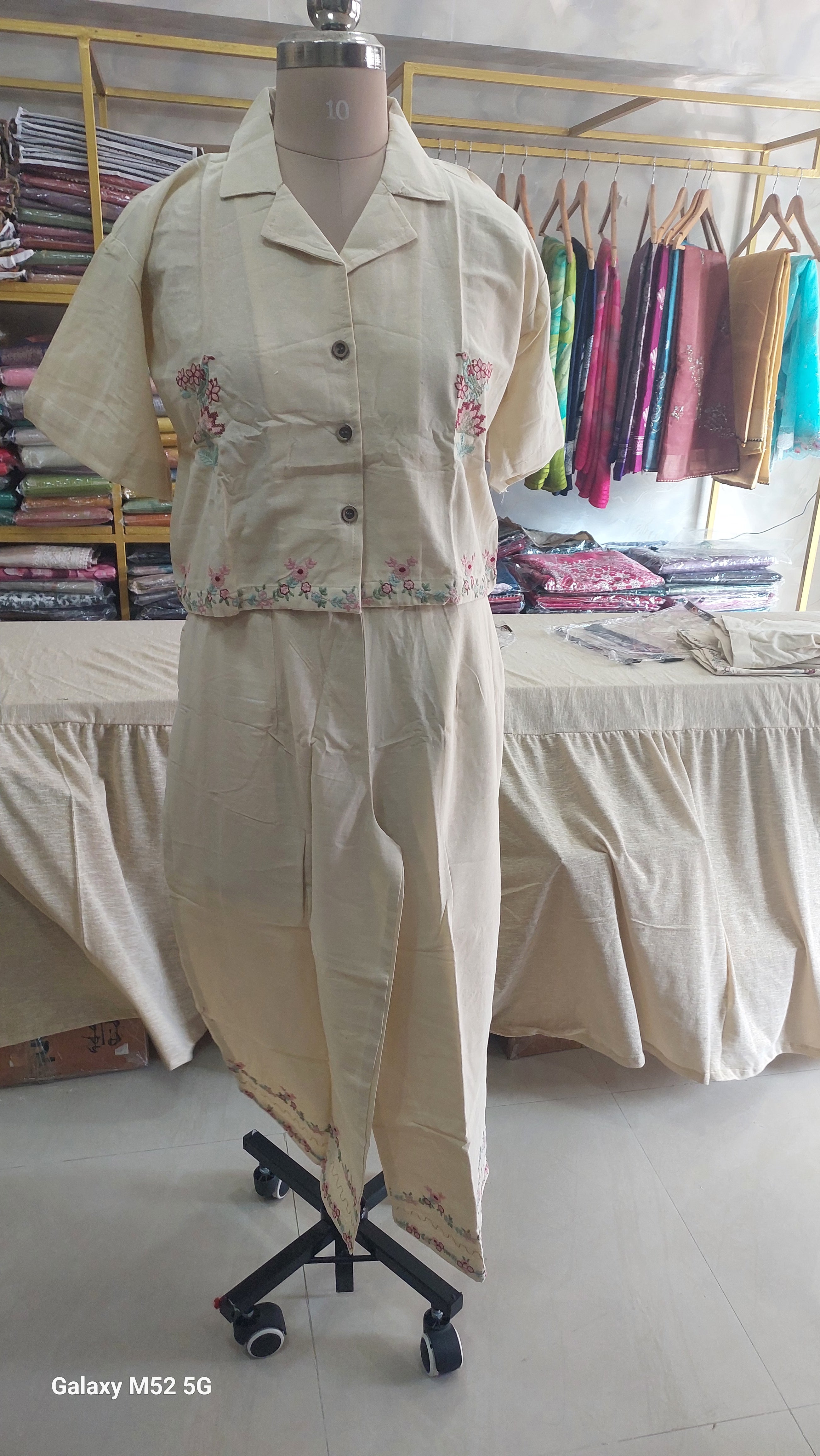 Elegant white co-ord set