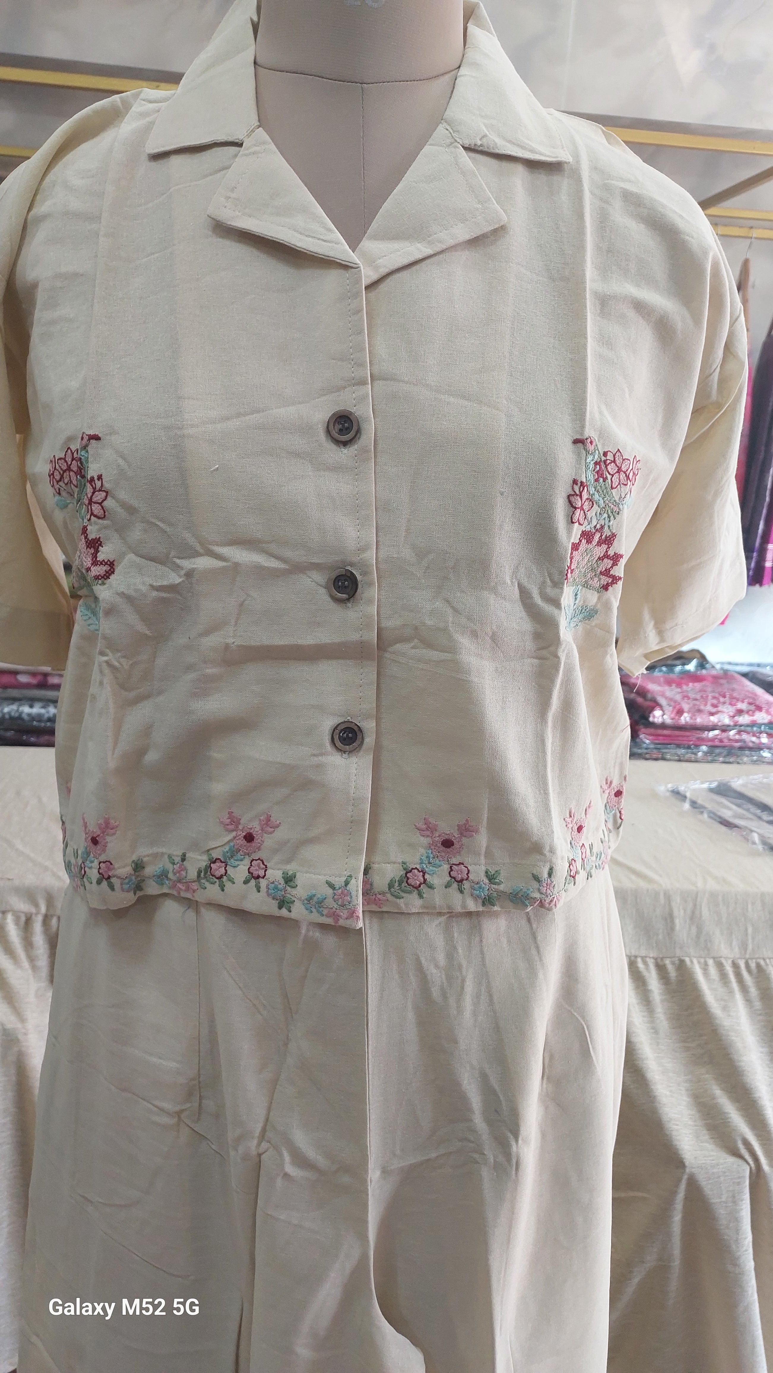 Elegant white co-ord set