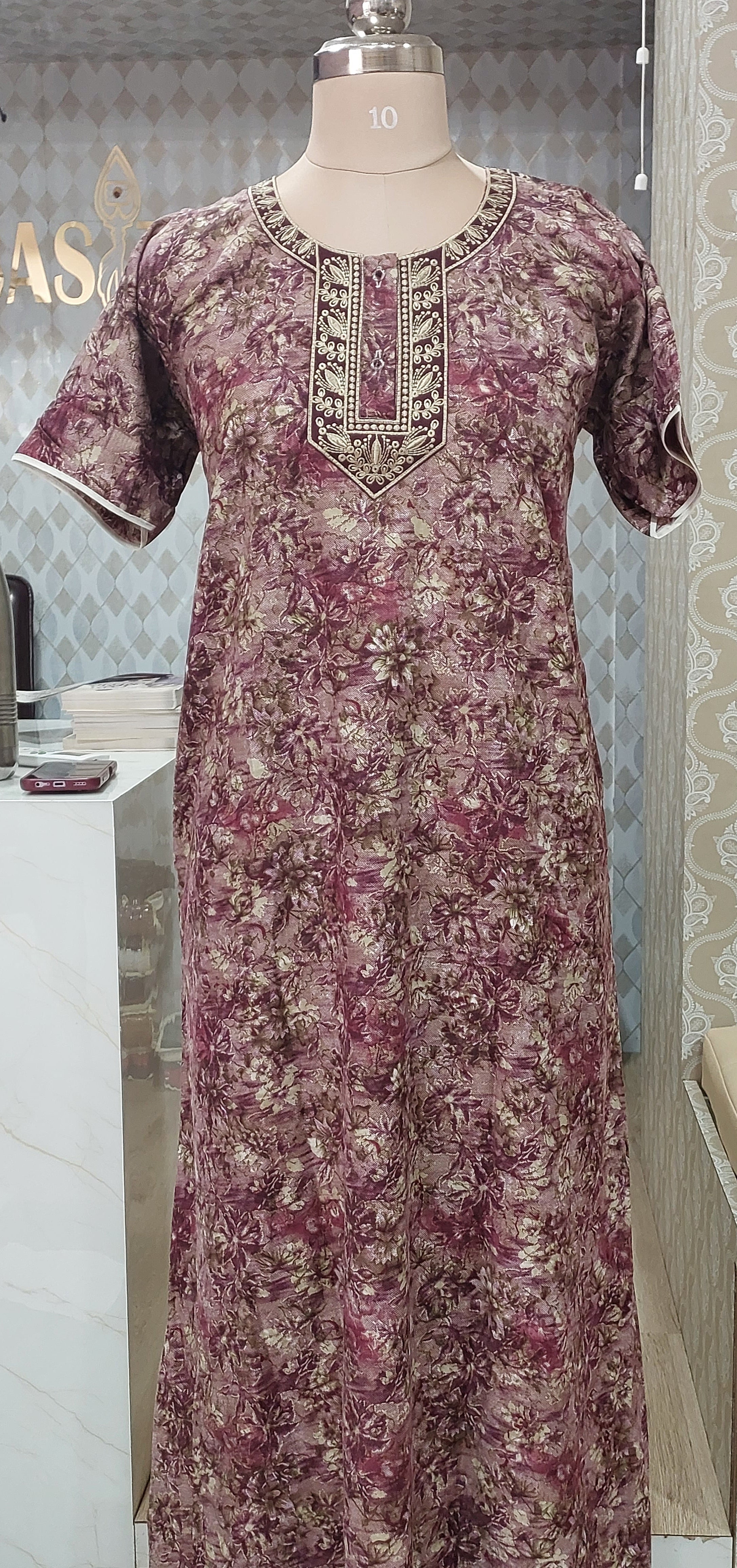 FLORAL PRINTED NIGHTY