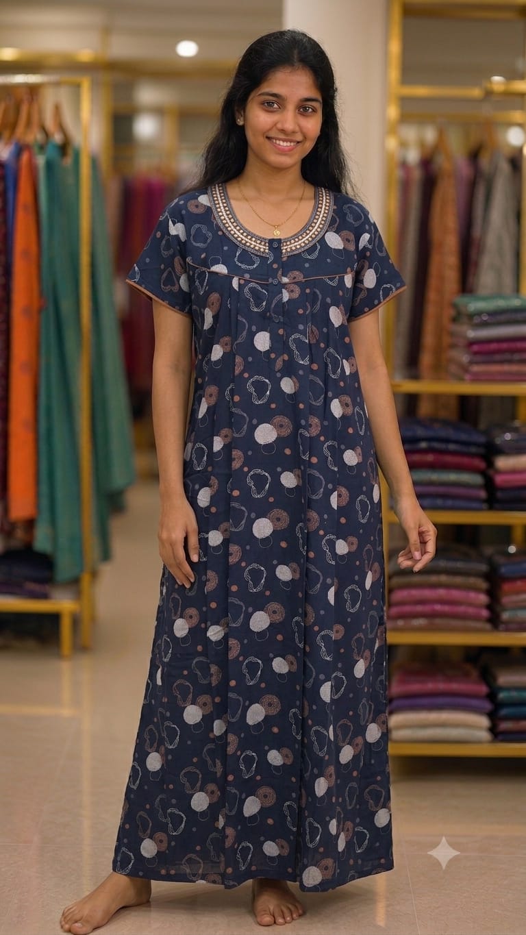 Printed Cotton Nighty