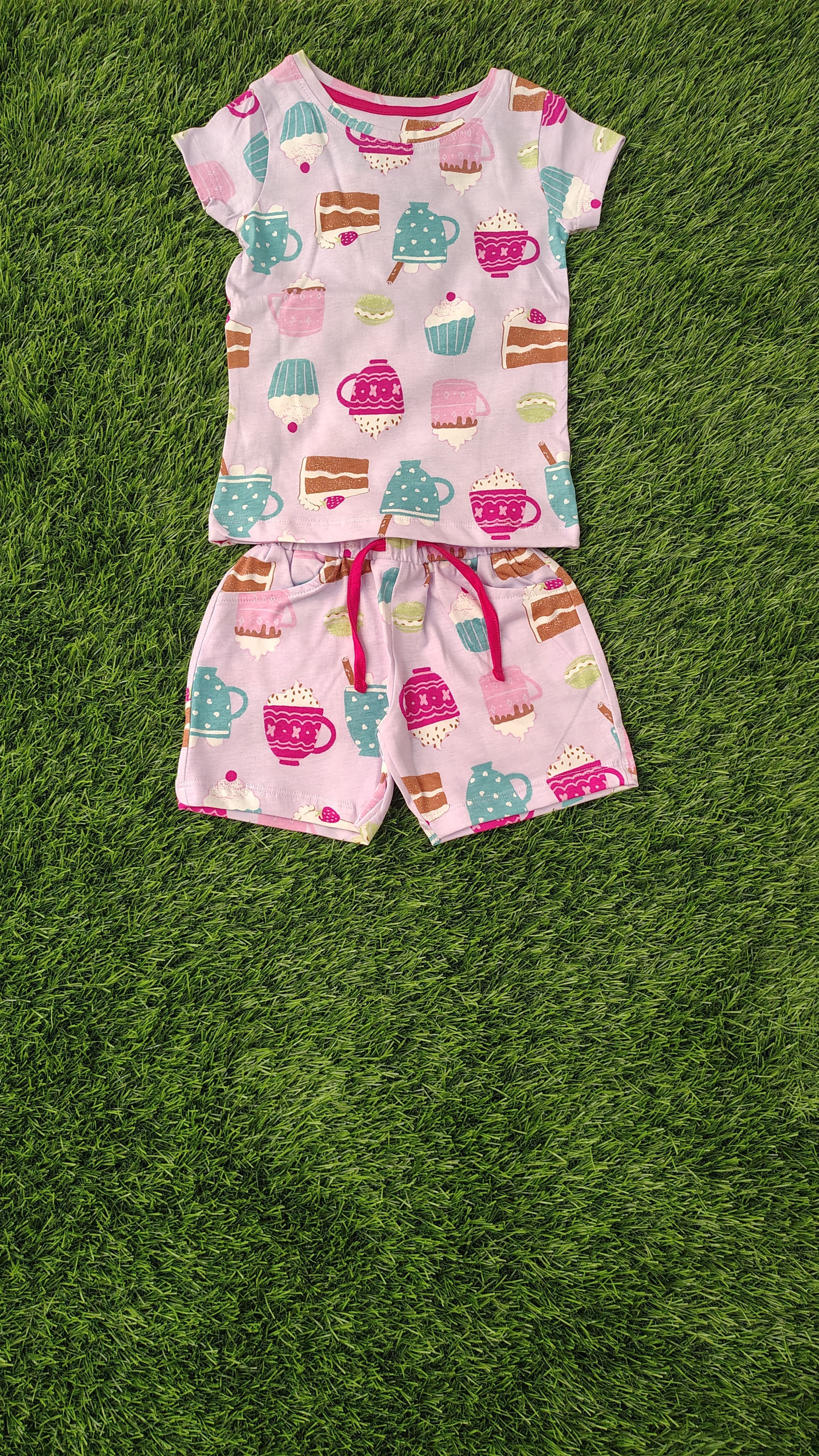 A short-sleeved, crew-neck t-shirt with a standard fit.