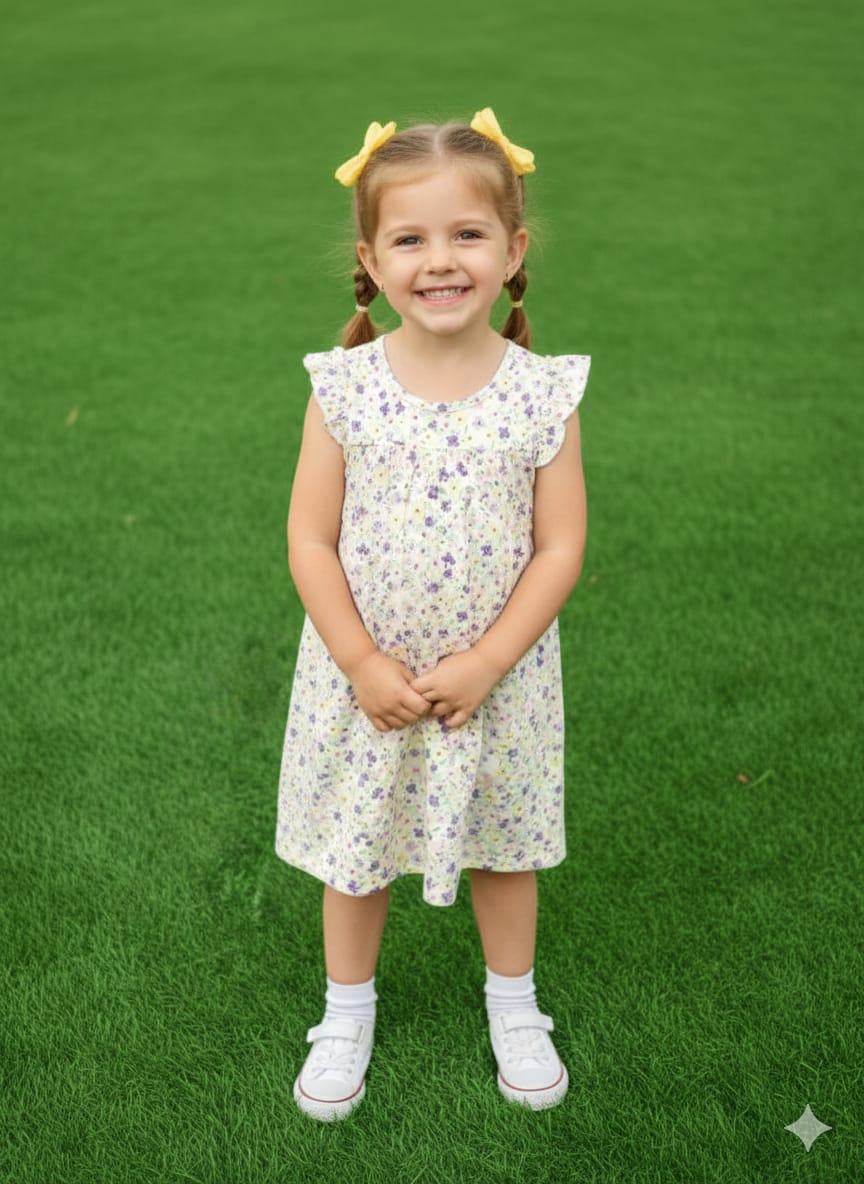 Girls floral summer deess