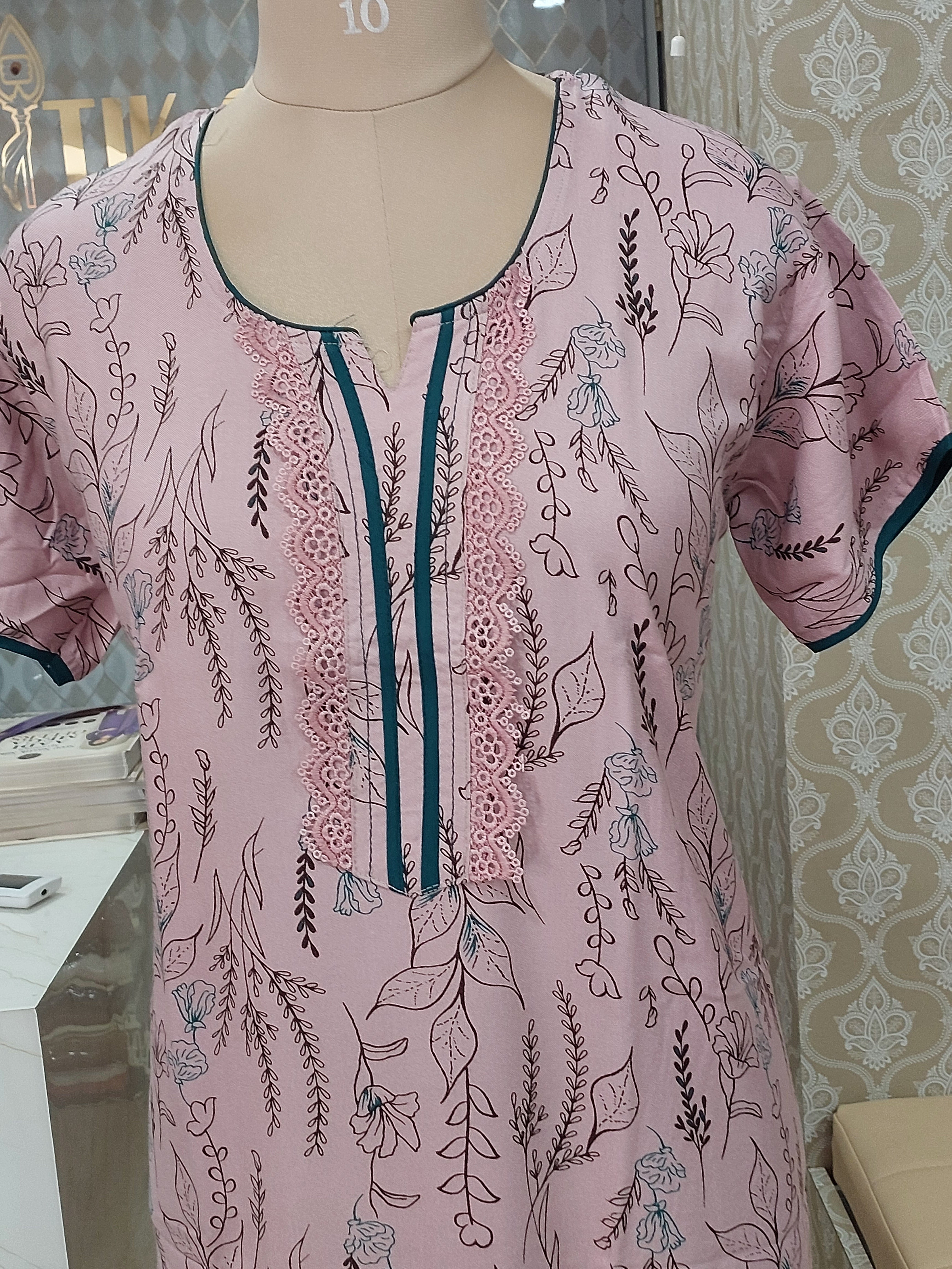 Women printed Nighty
