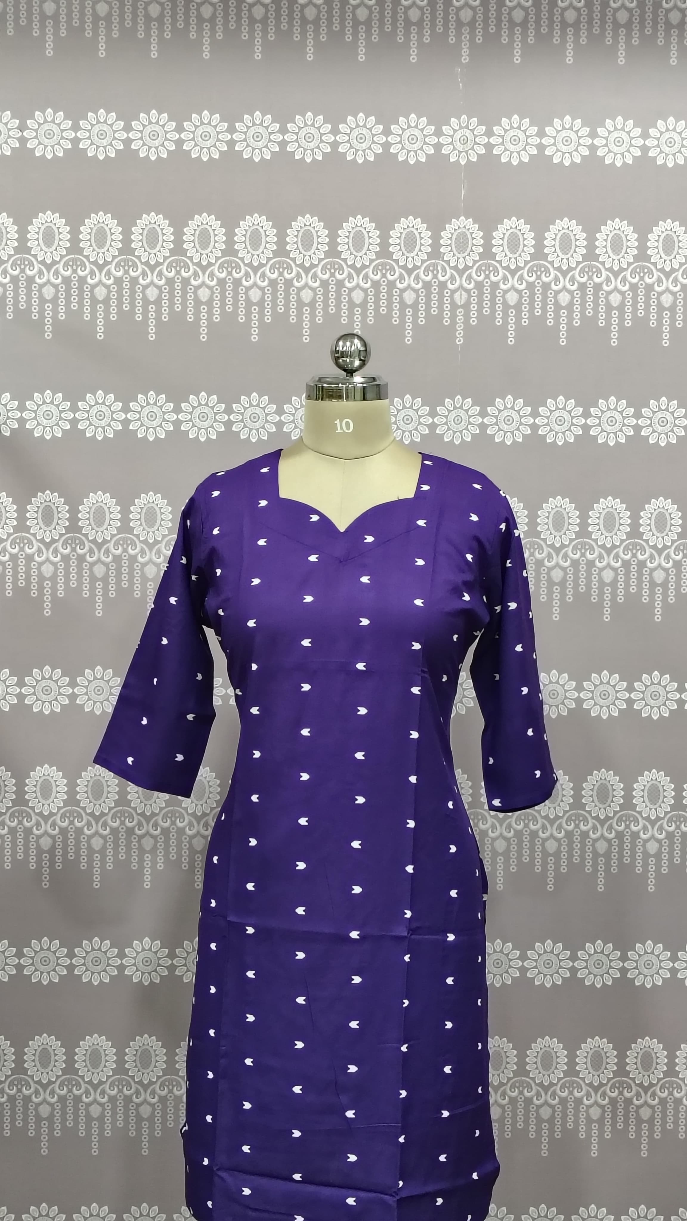 Elegant Purple printed top
