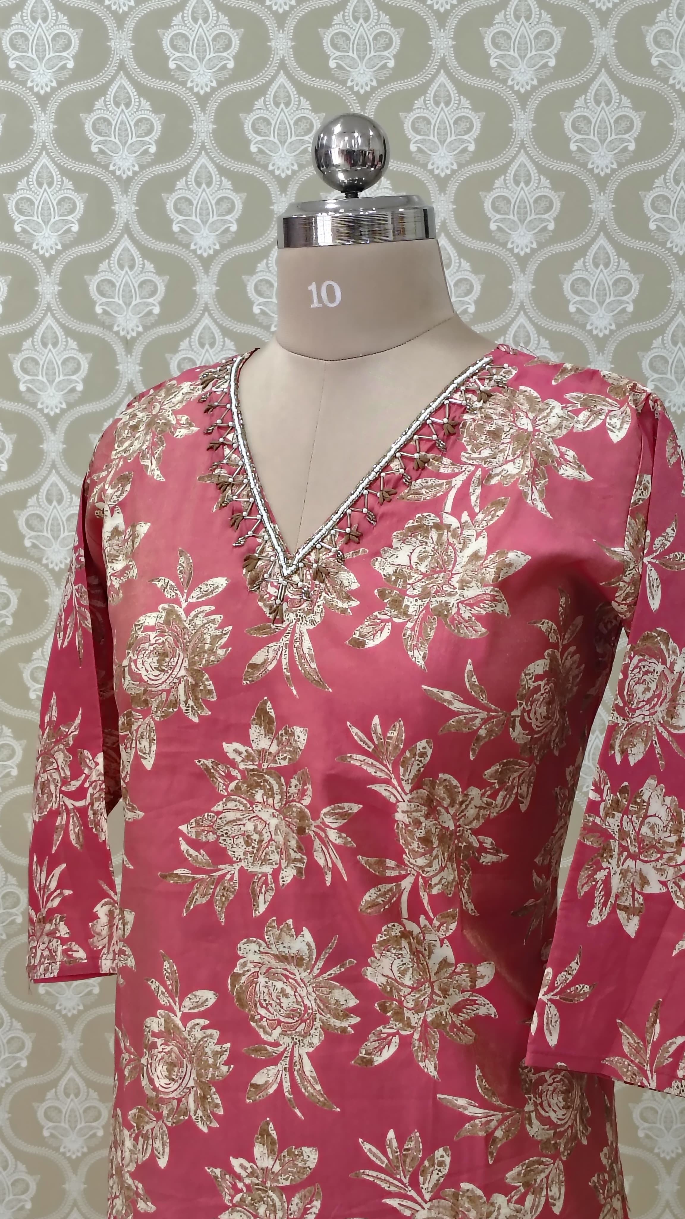 Rose   kurthi set