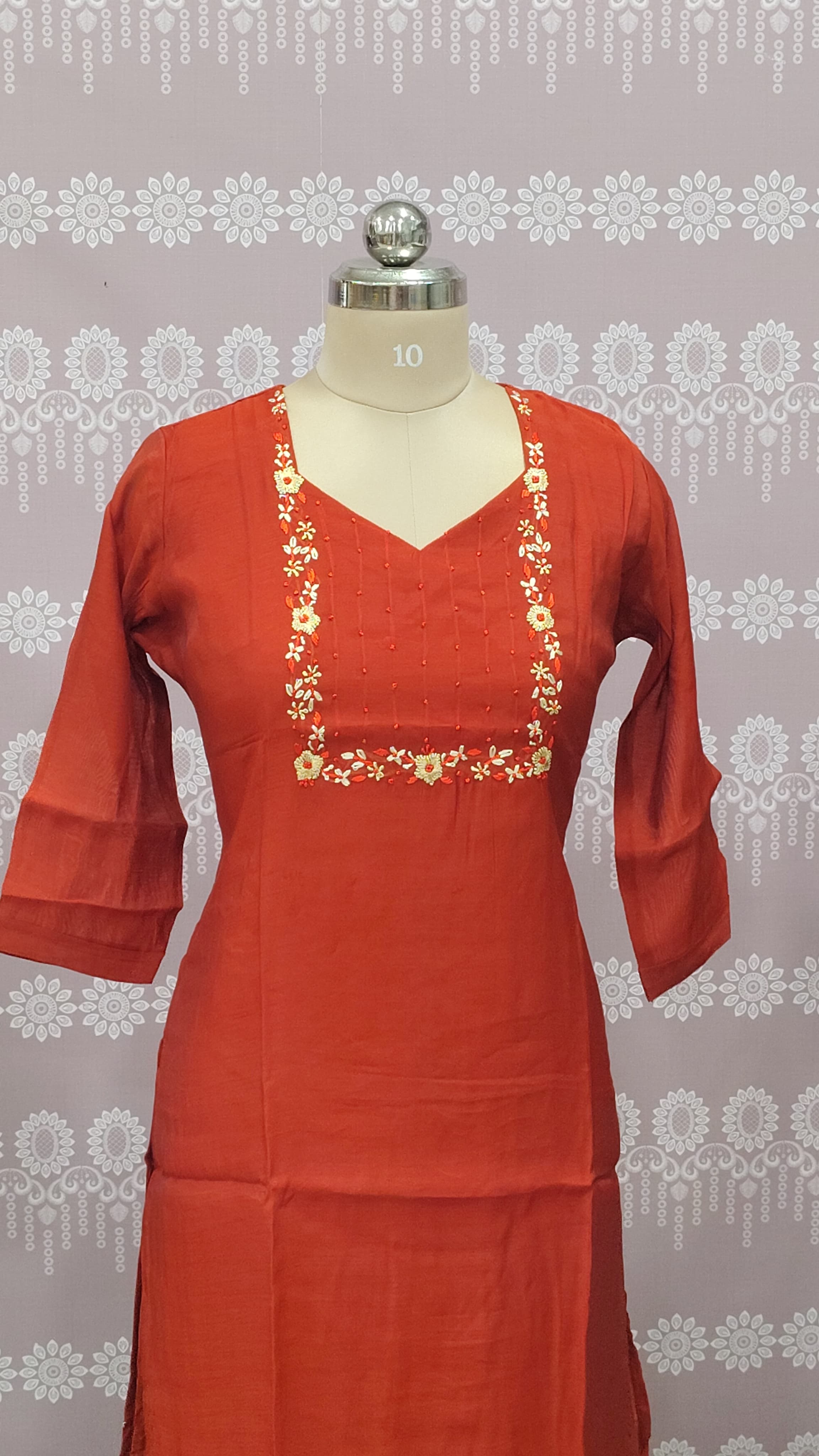 Embroidery kurthi top