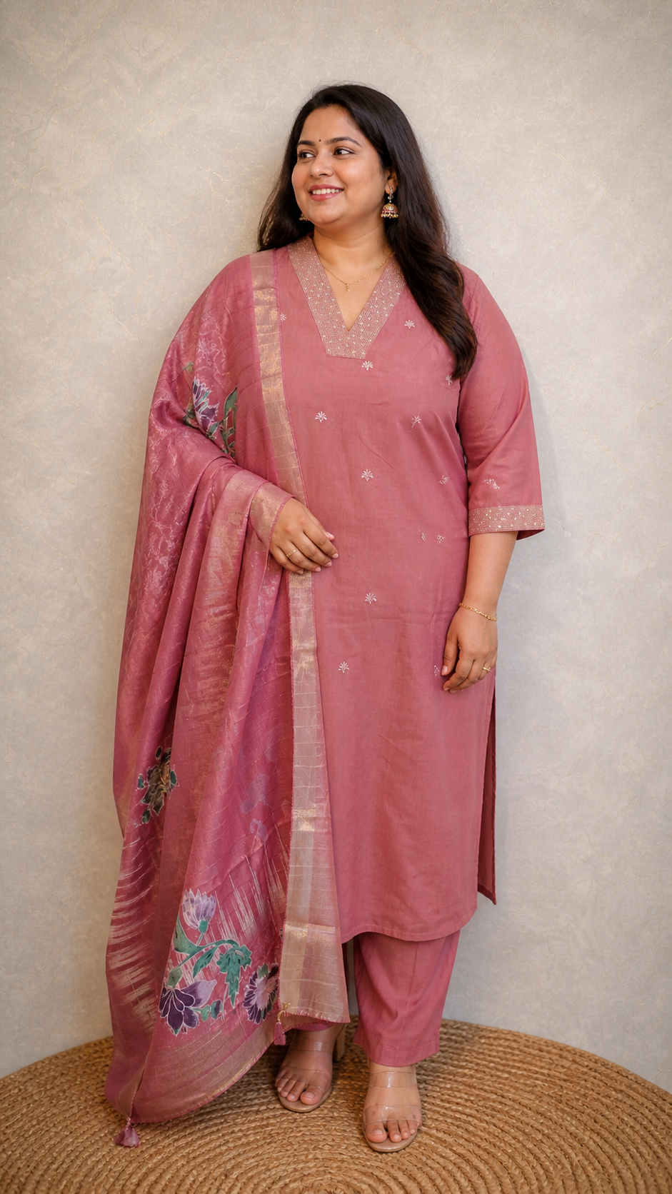 printed kurthi set