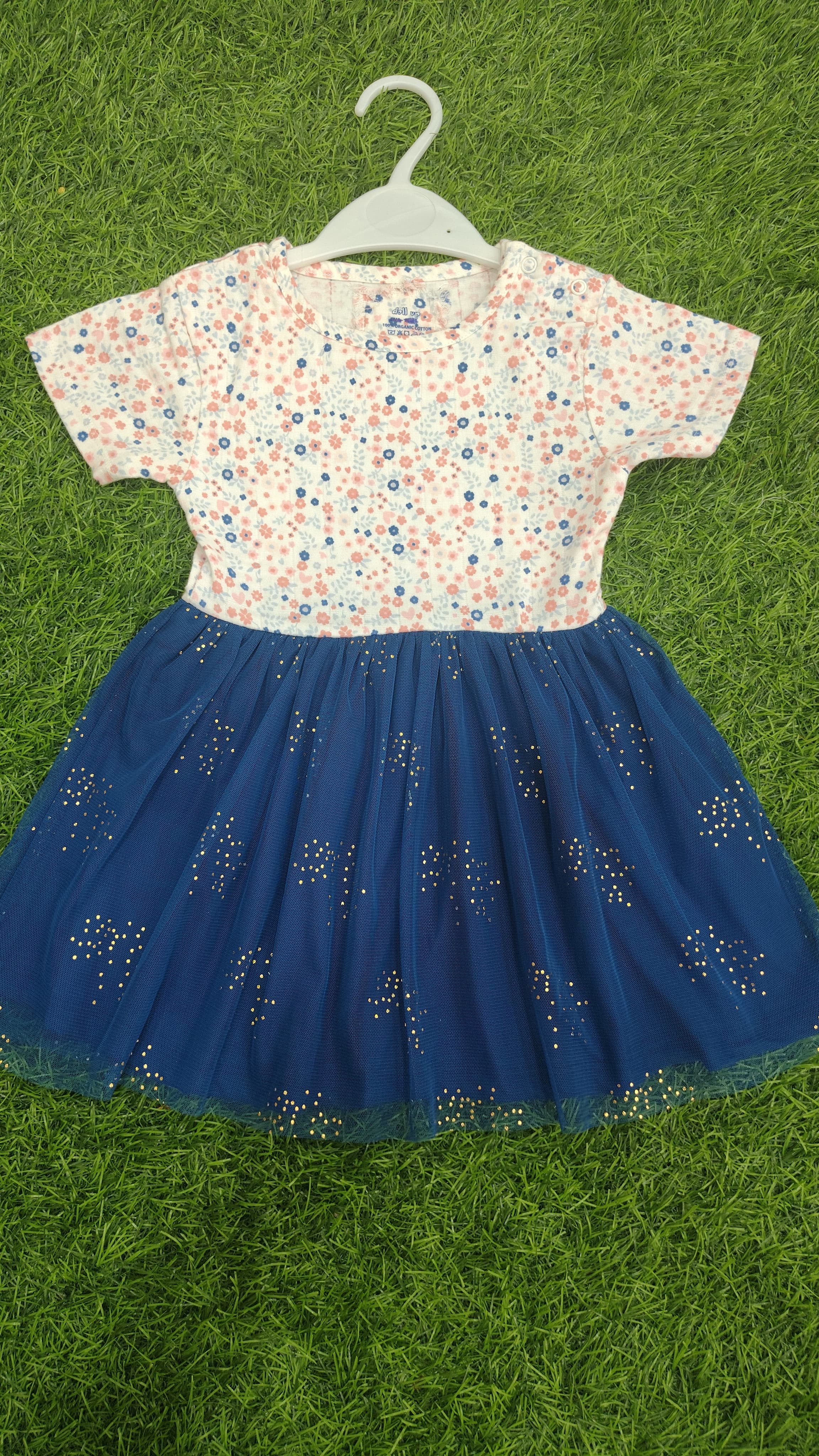 Blue bubble frock