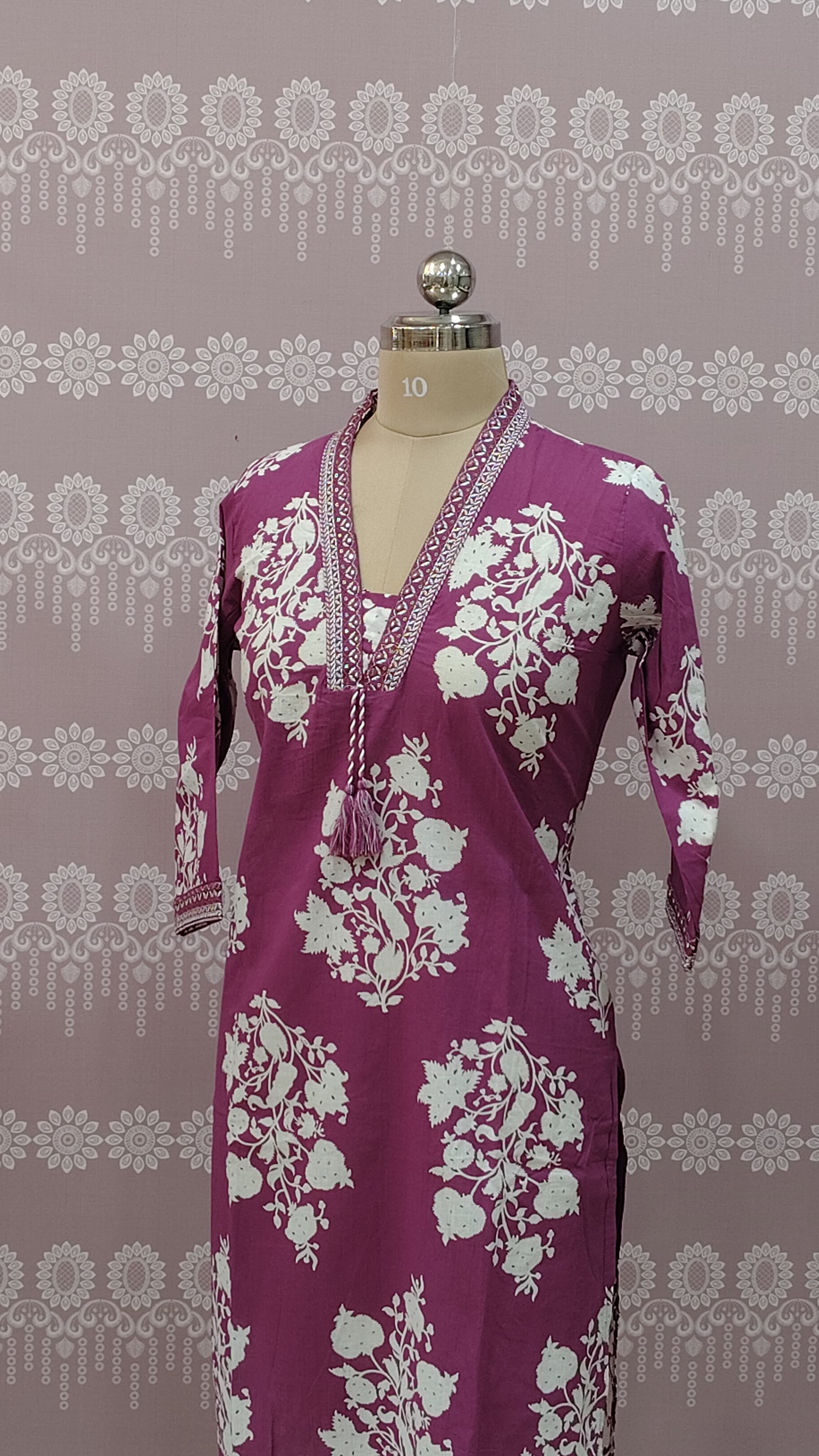 printed kurthi set