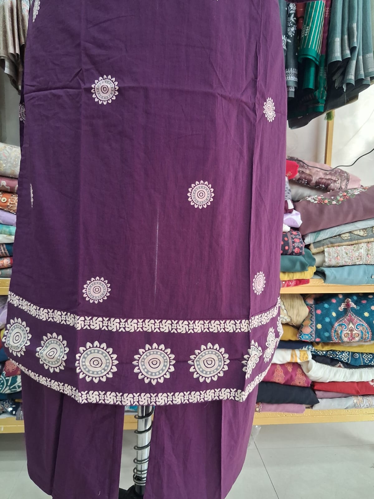 Purple KURTHI SET