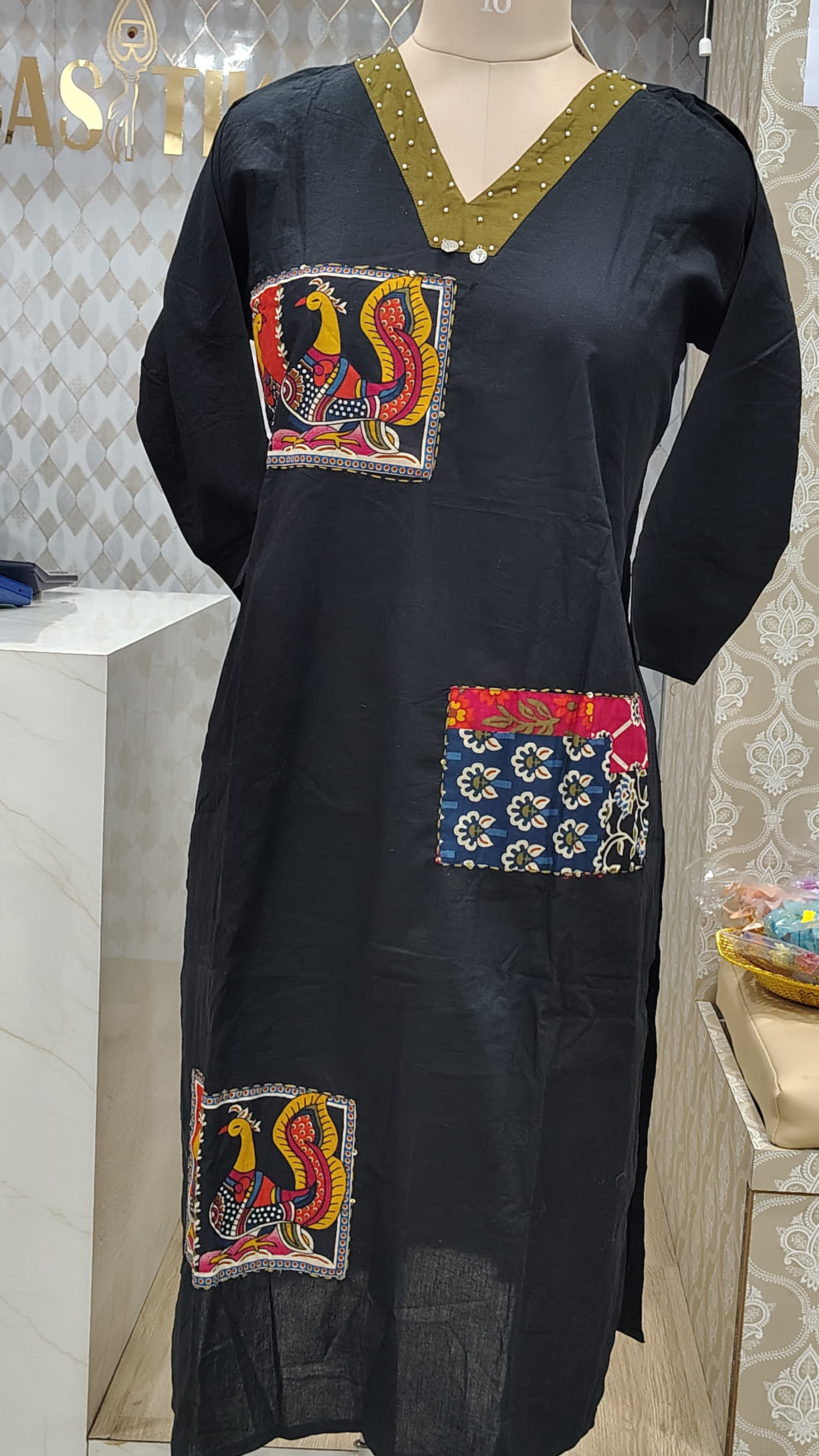 Black  kurti set