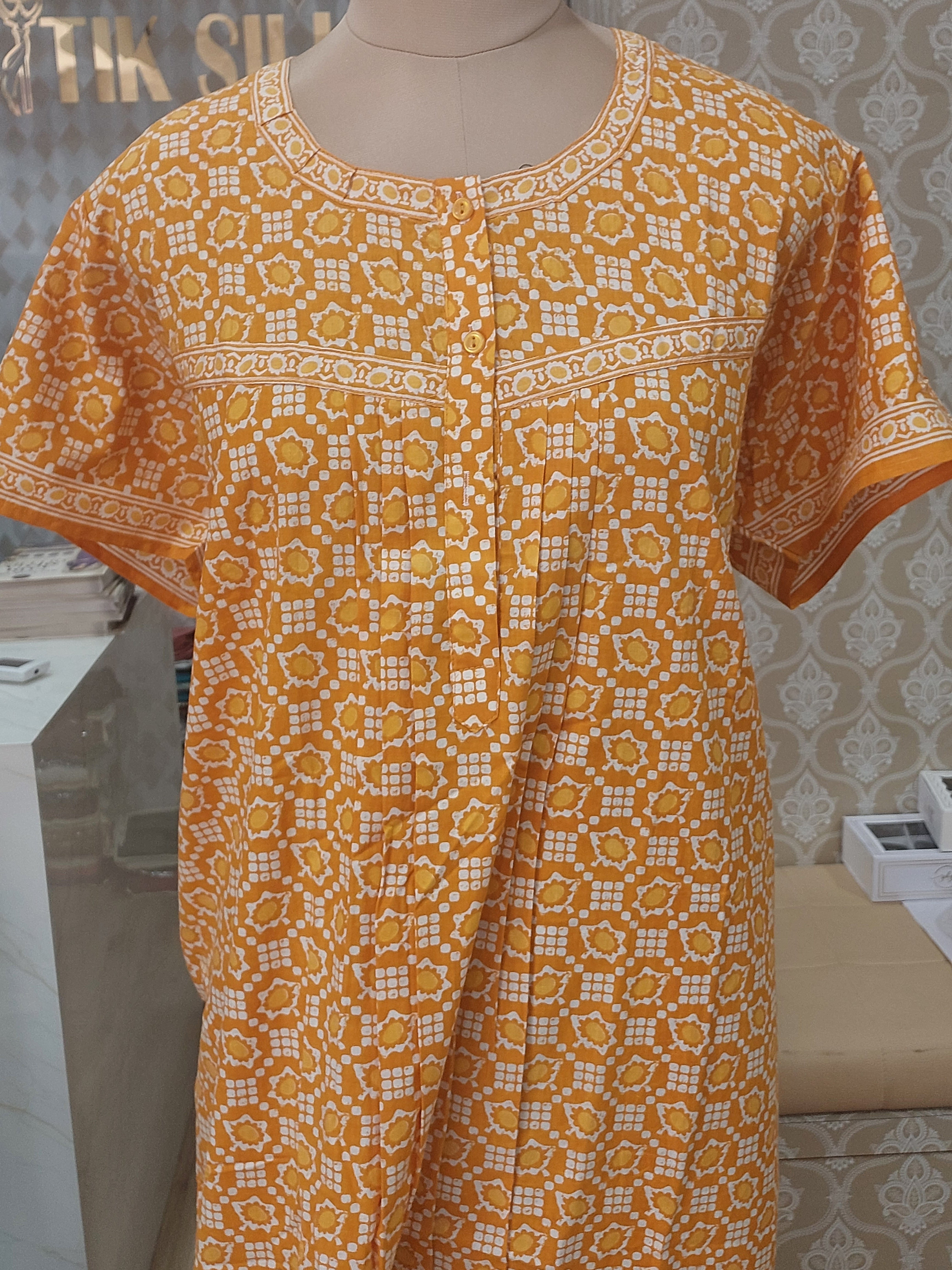 Purple Printed Nighty