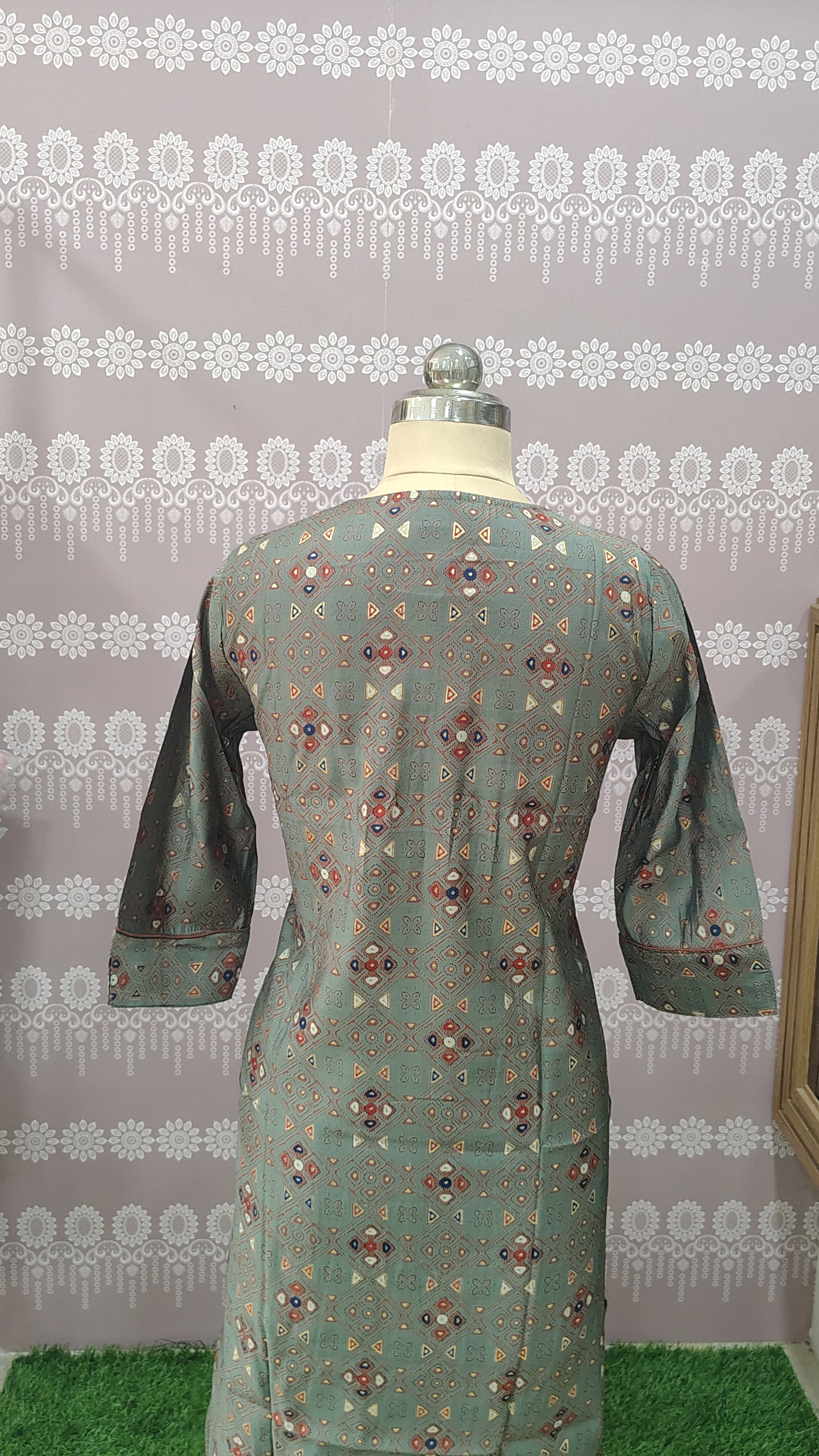 Cotton blend kurthi set