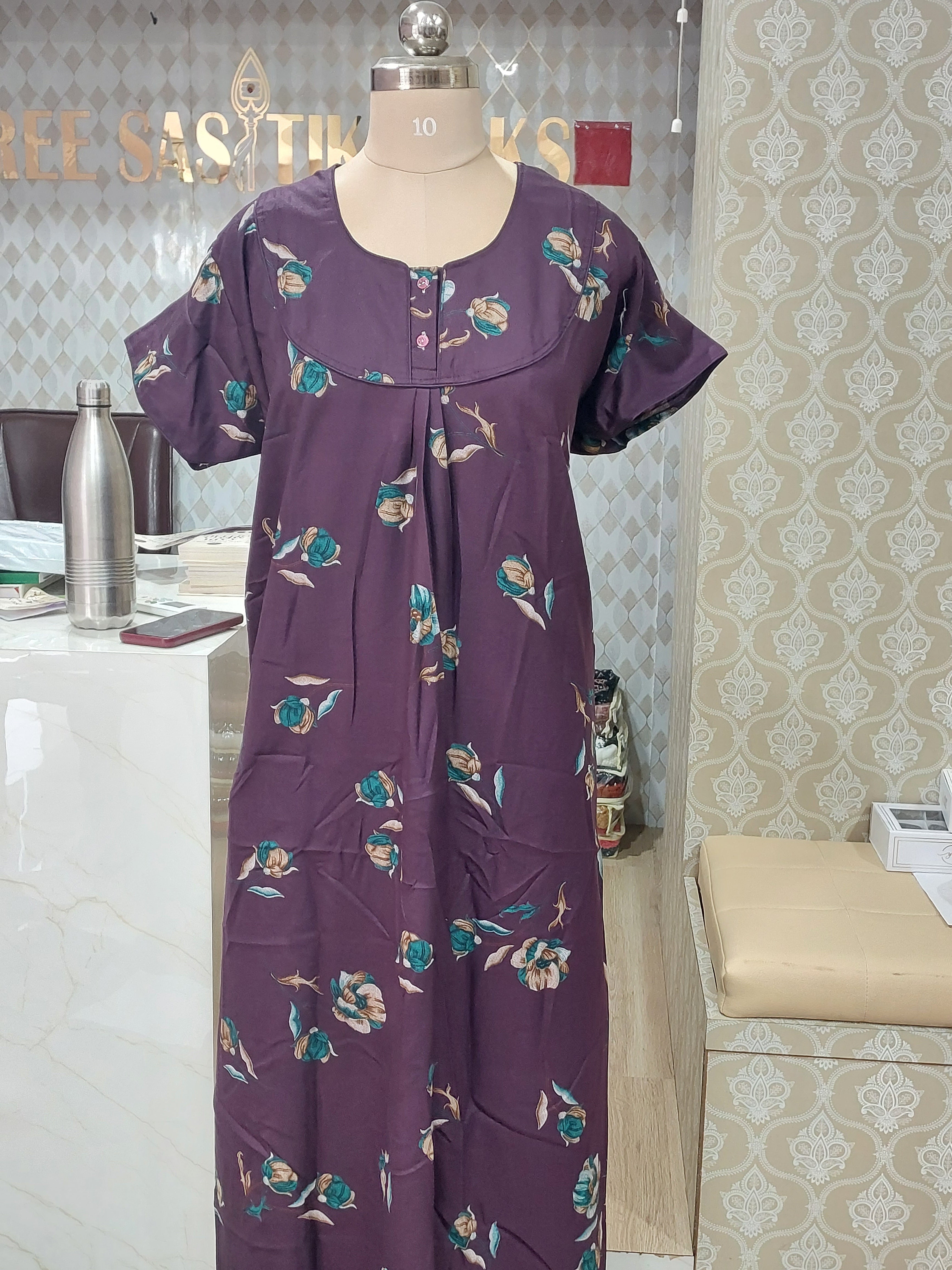 FLORAL PRINTED NIGHTY