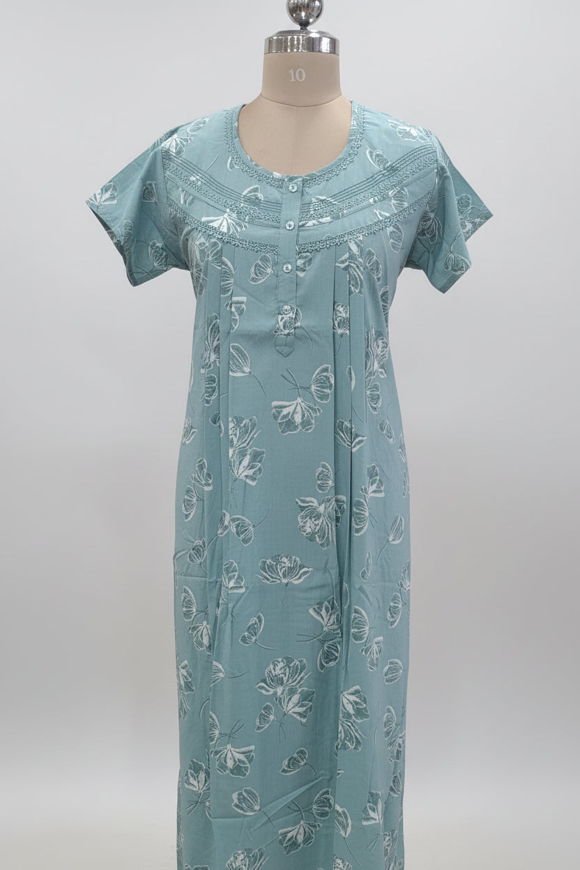 Floral Cotton Nighty