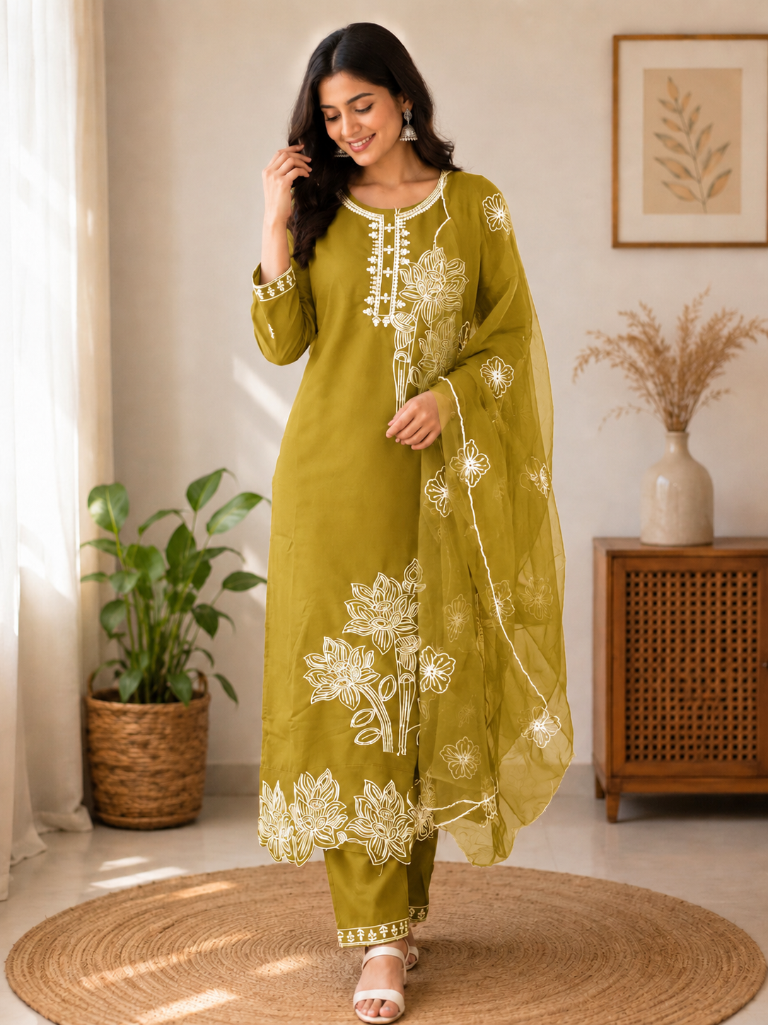 Elegant 3 colour"s Kurti SET