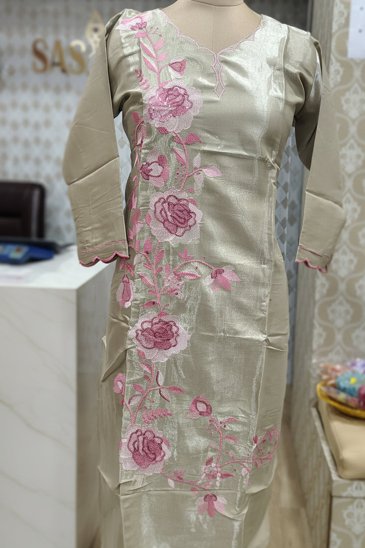 Elegant Tissue silk kurthi set