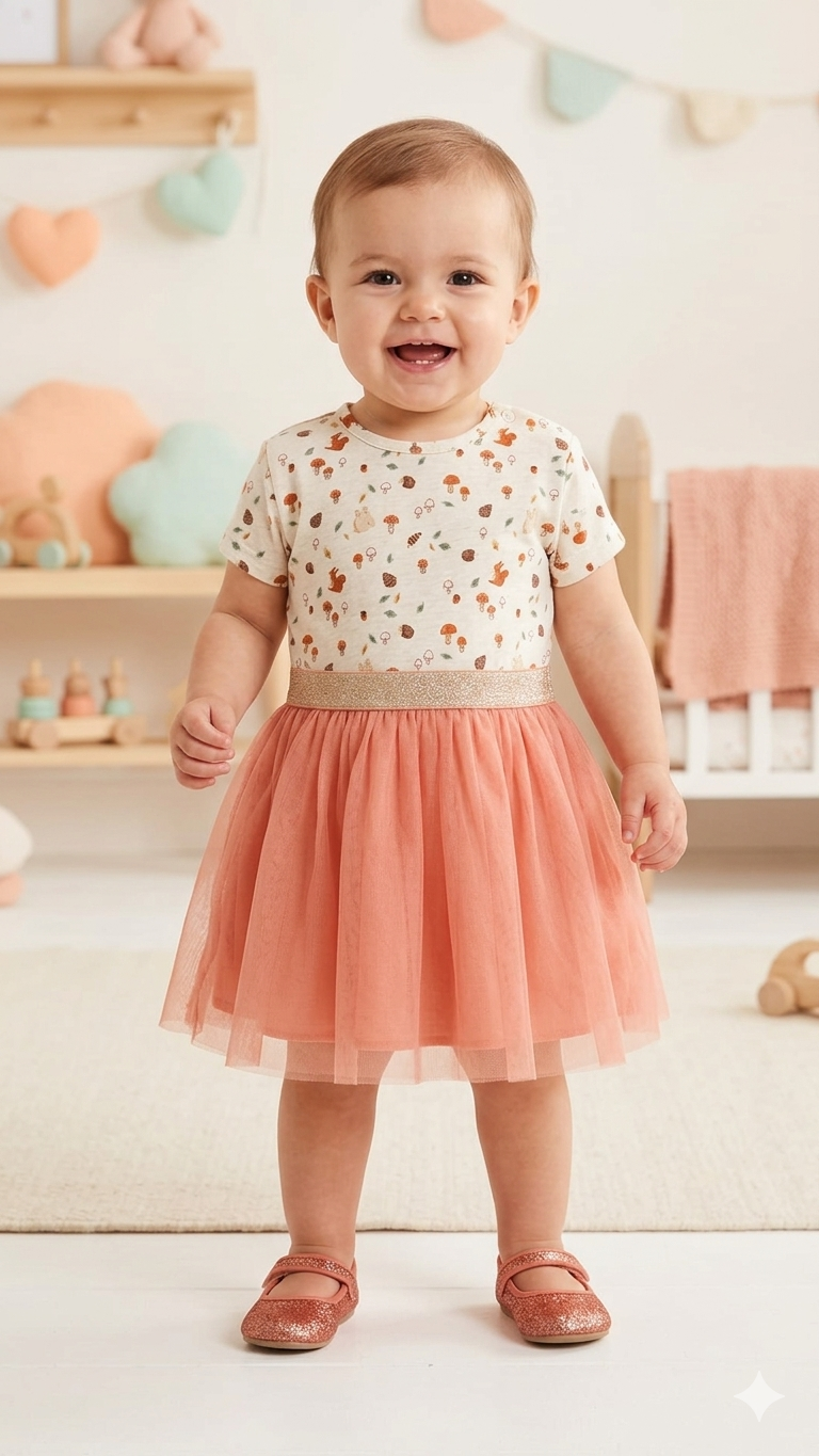 Printed Party Frock