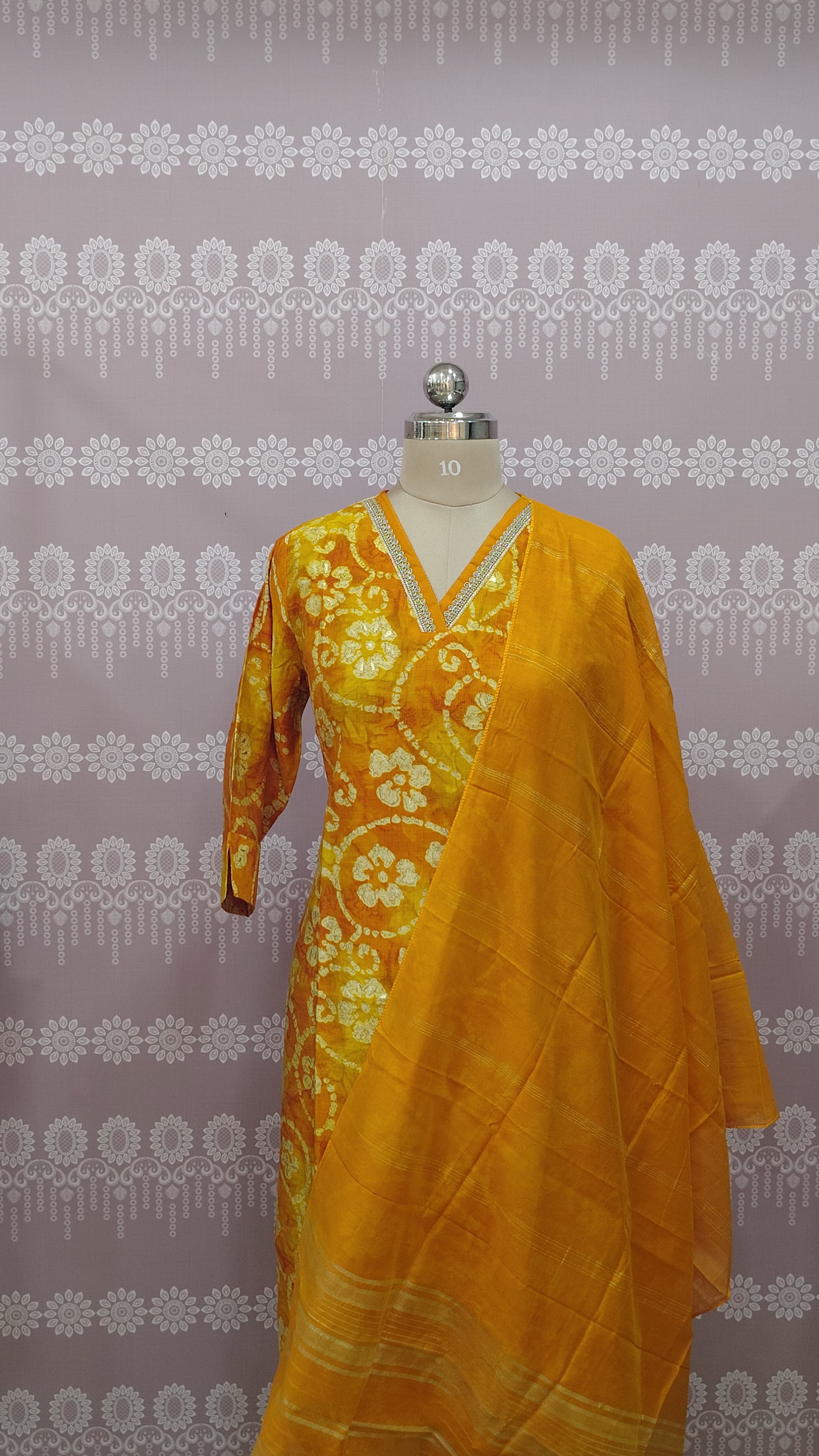 Mustard Yellow kurthi set