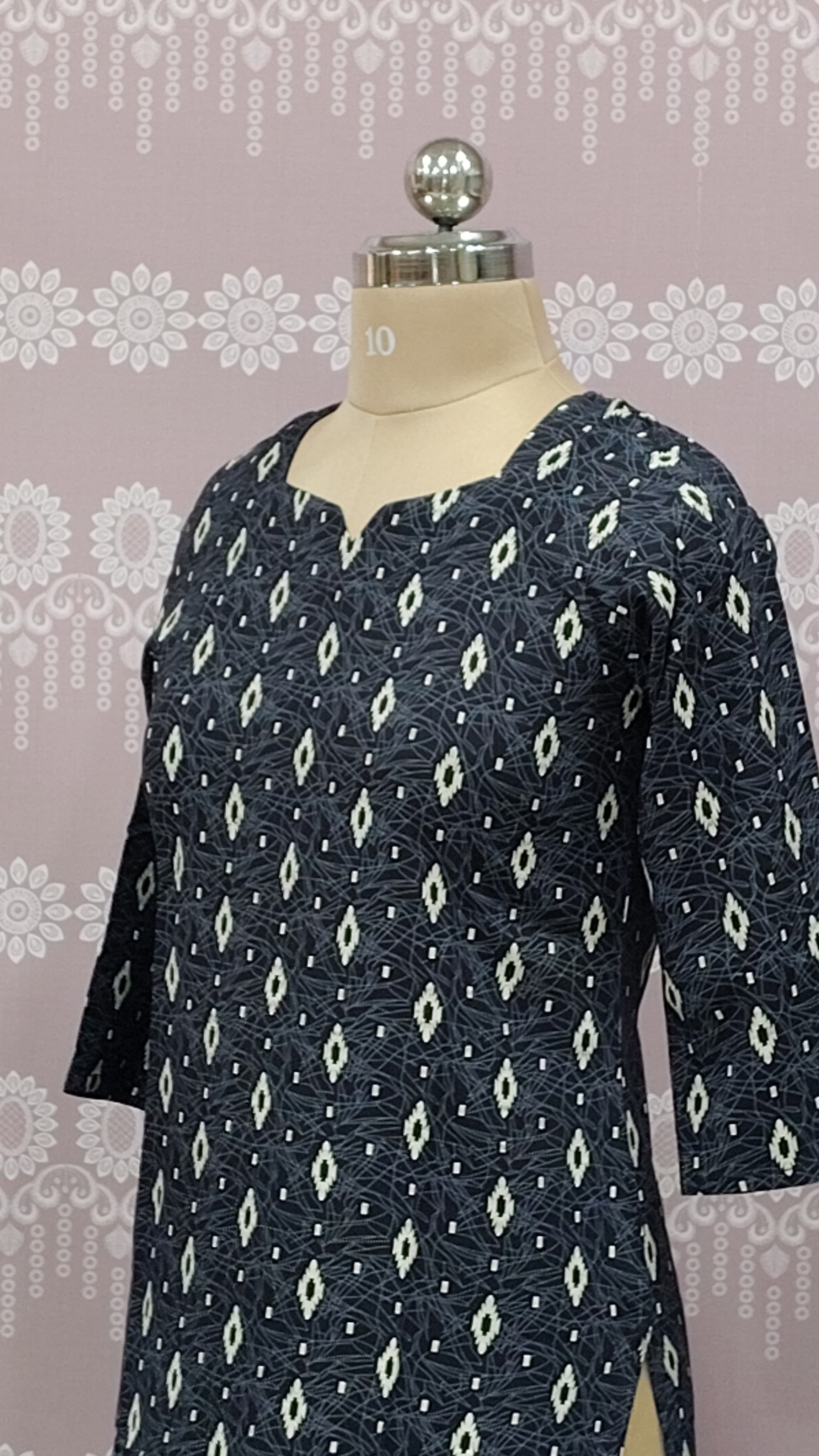 Elegant Black printed top