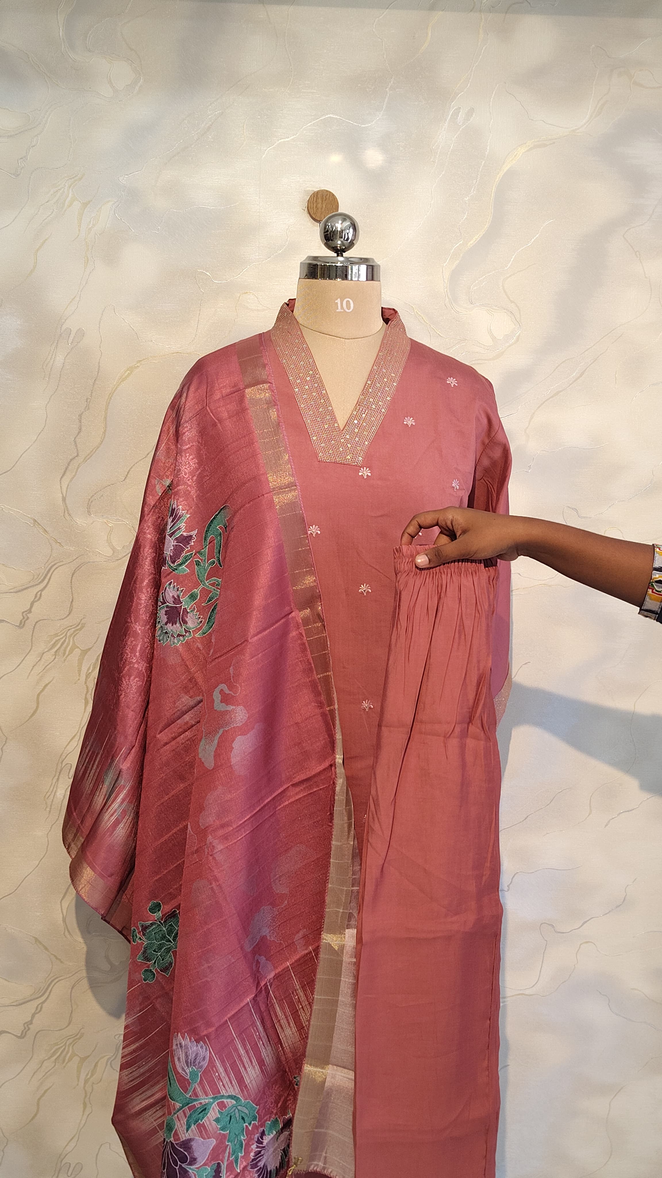 printed kurthi set