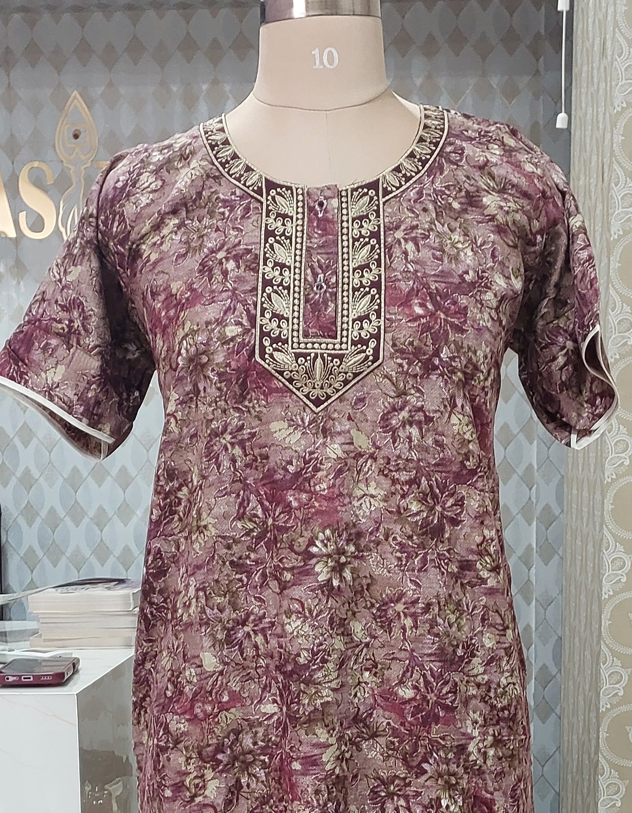 FLORAL PRINTED NIGHTY
