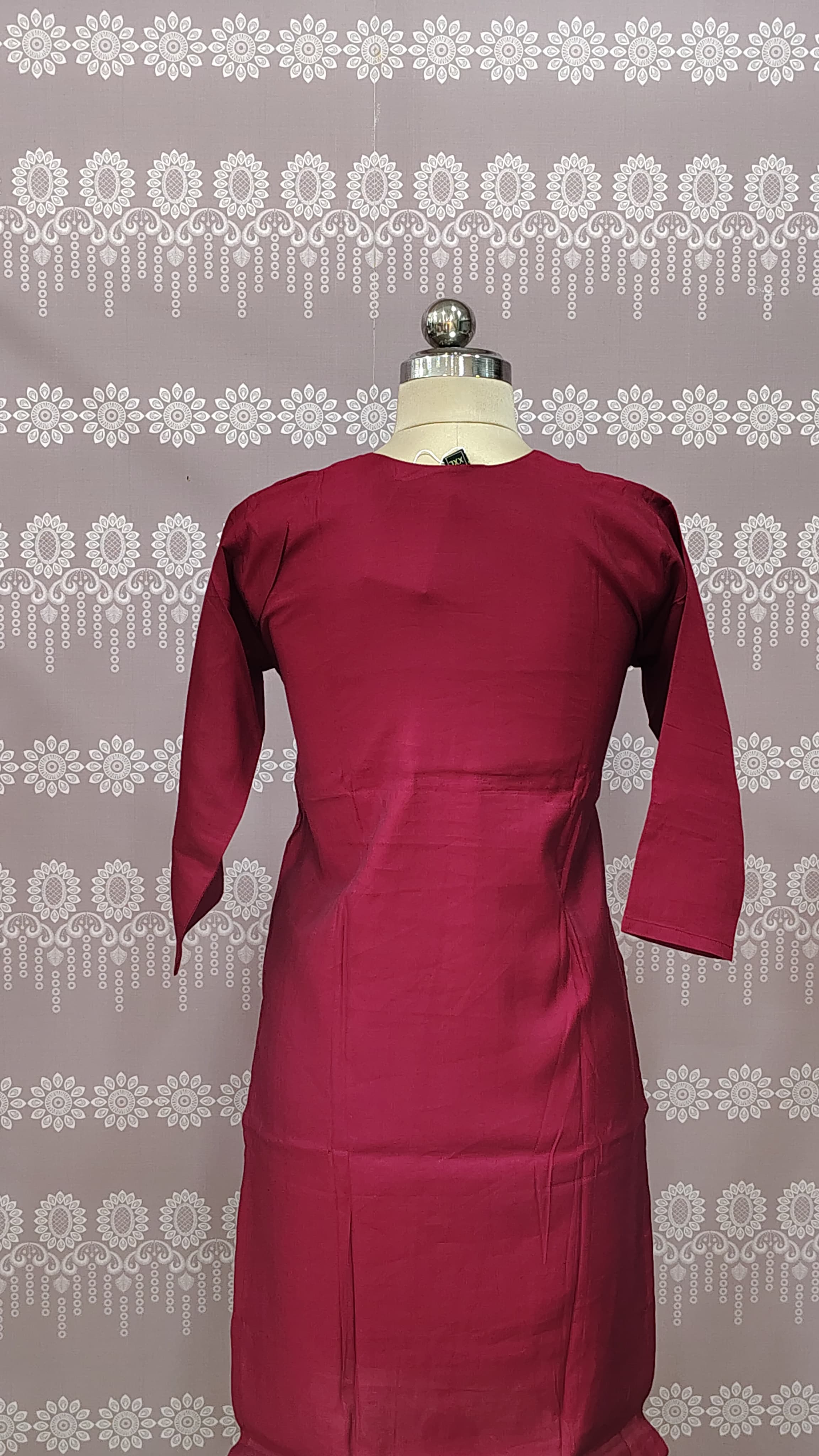 Magenta kurthi set