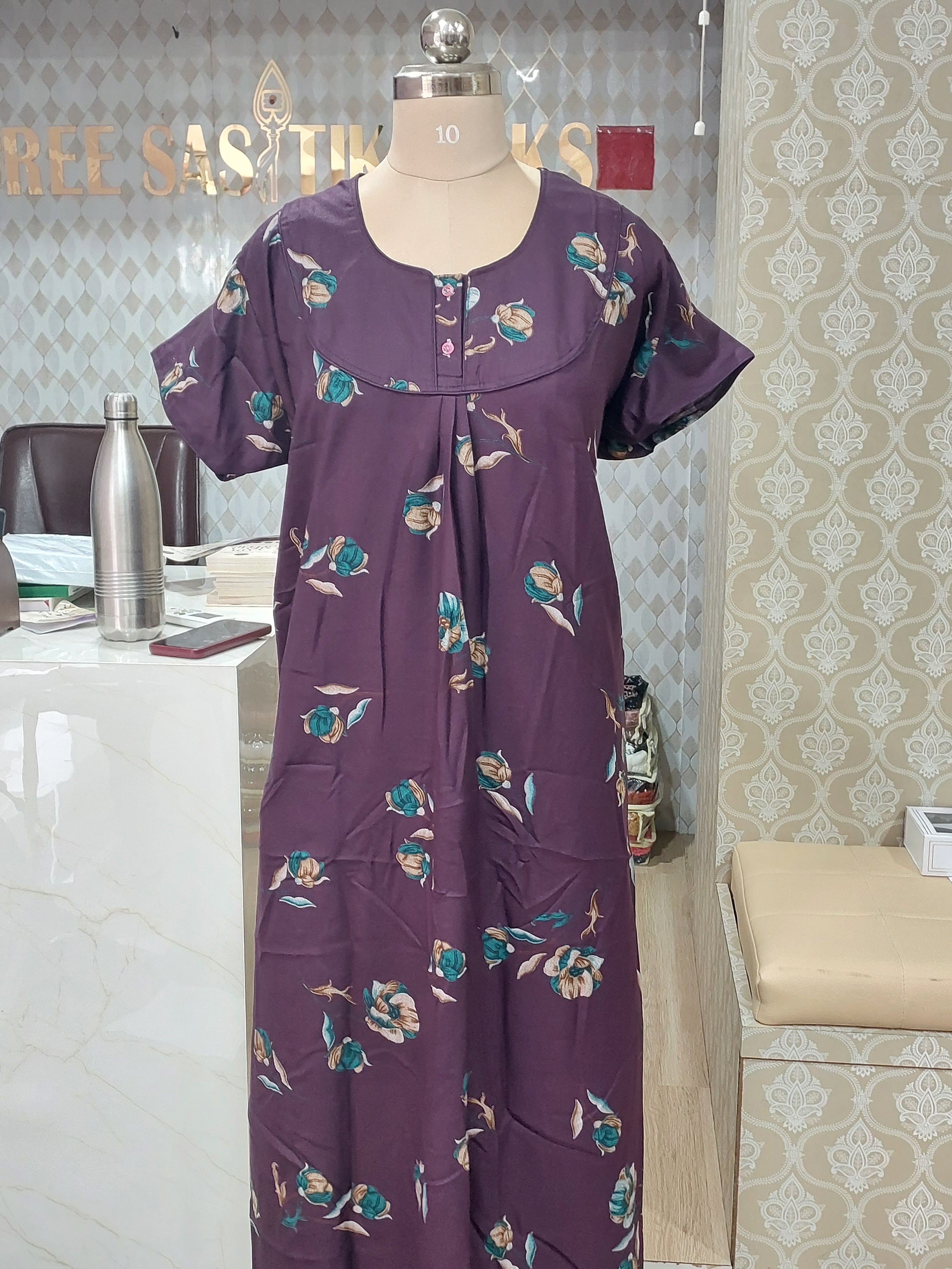 FLORAL PRINTED NIGHTY