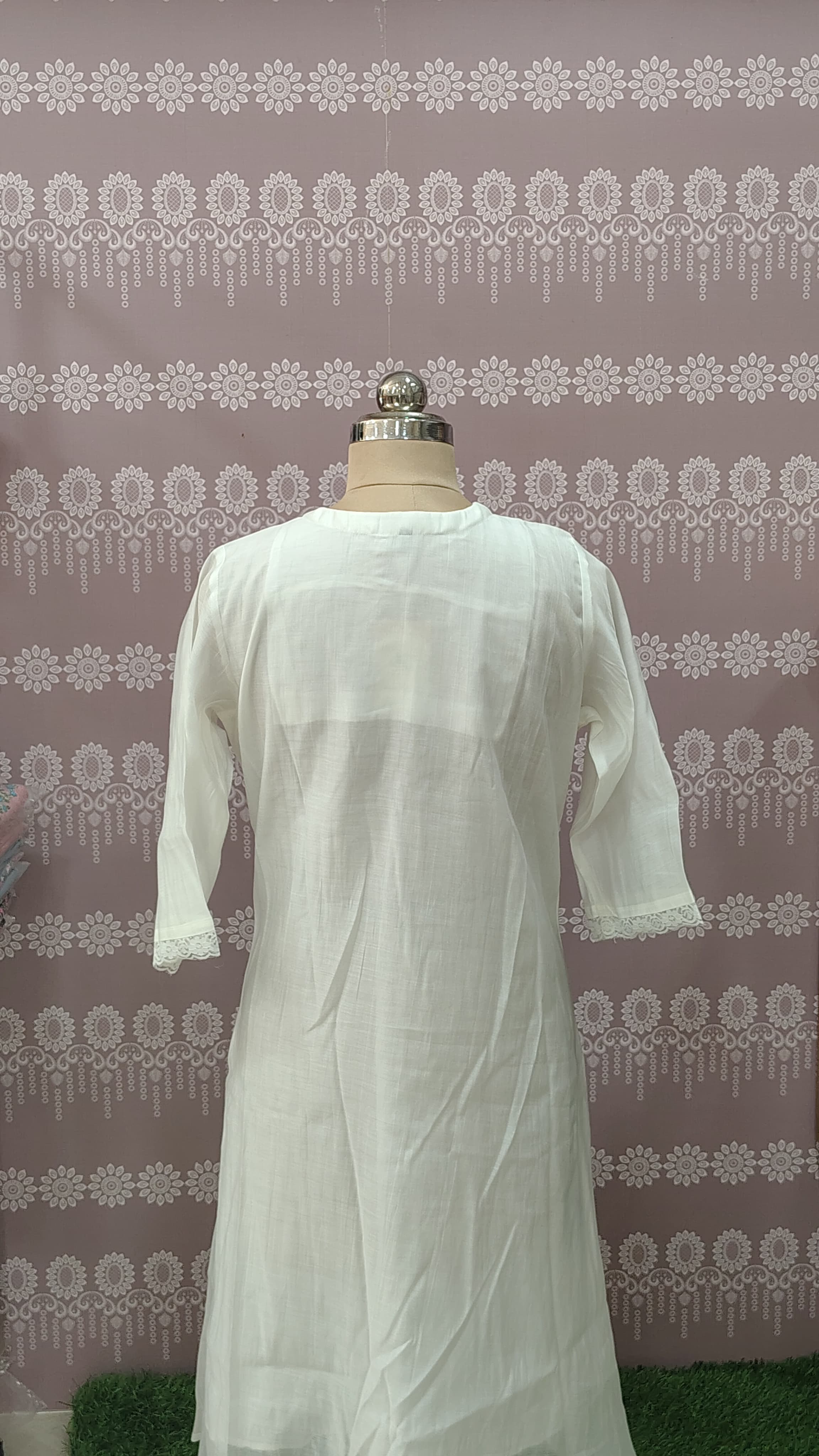 This elegant white maxi