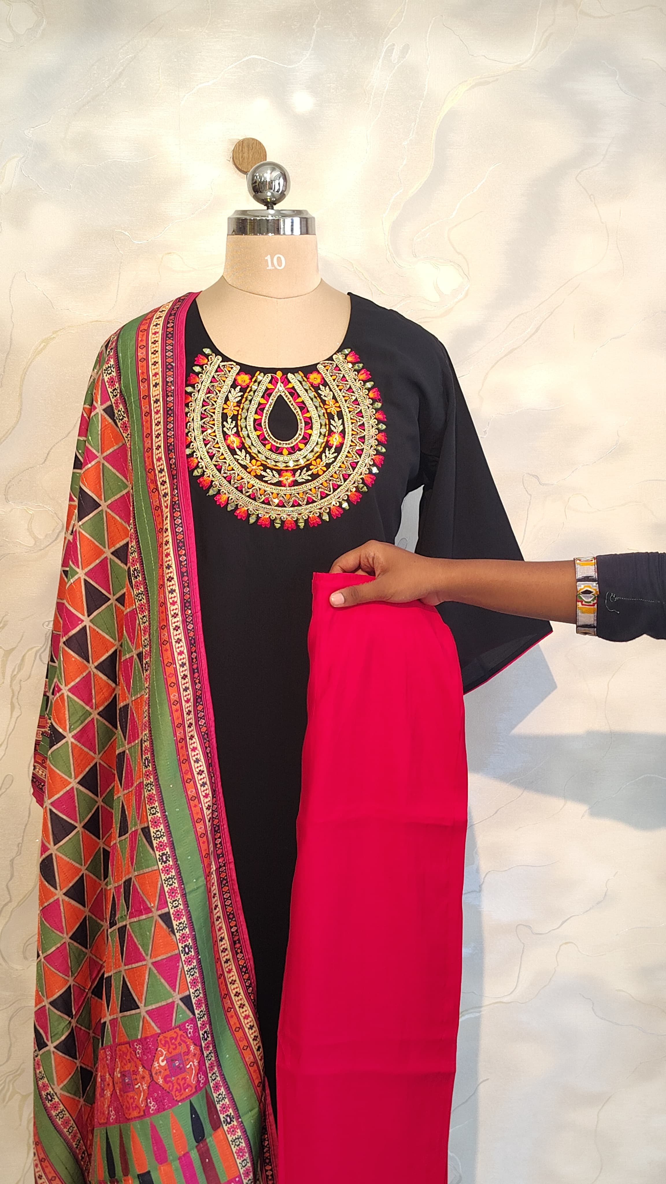 printed kurthi set