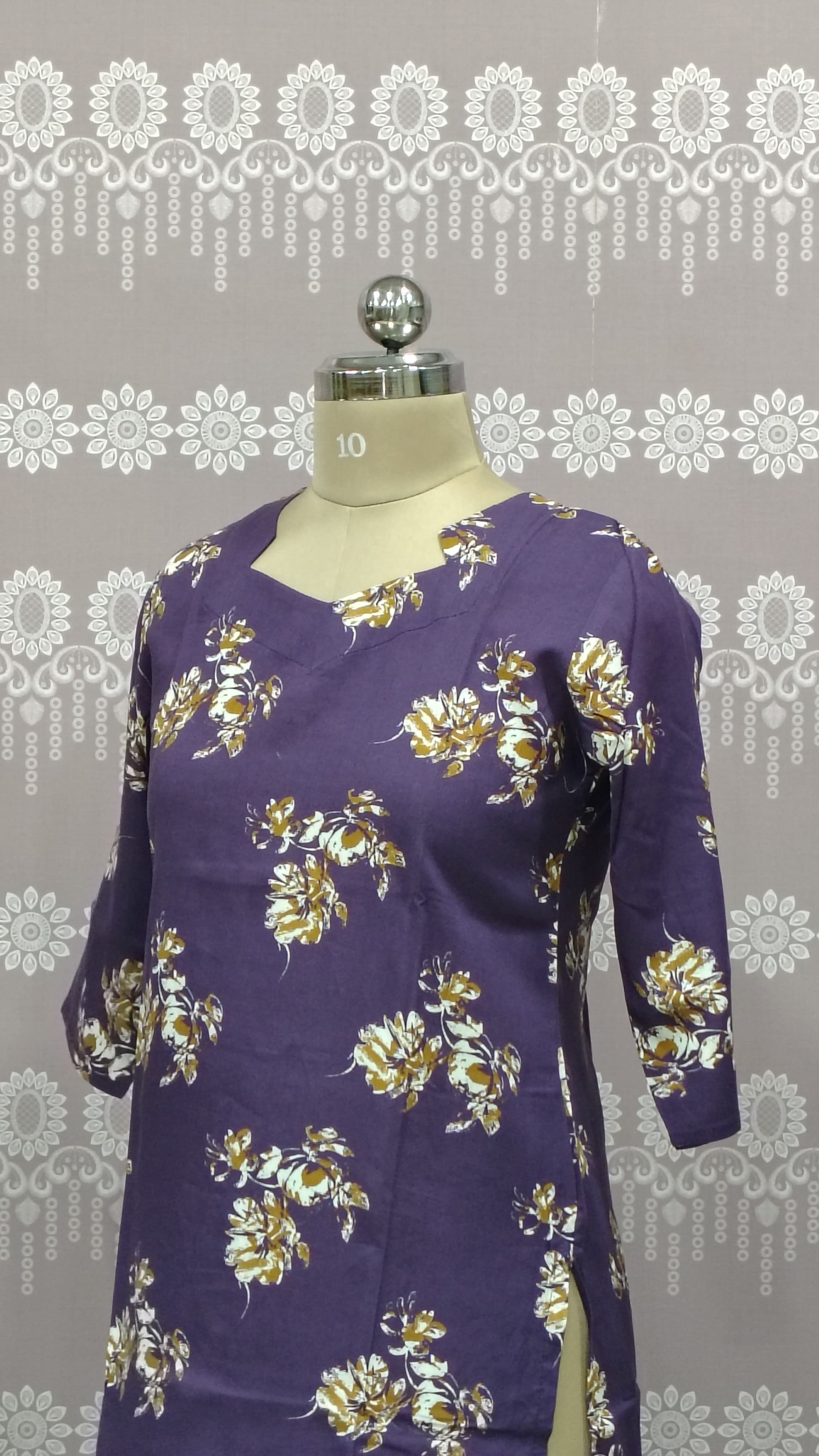 Elegant printed top