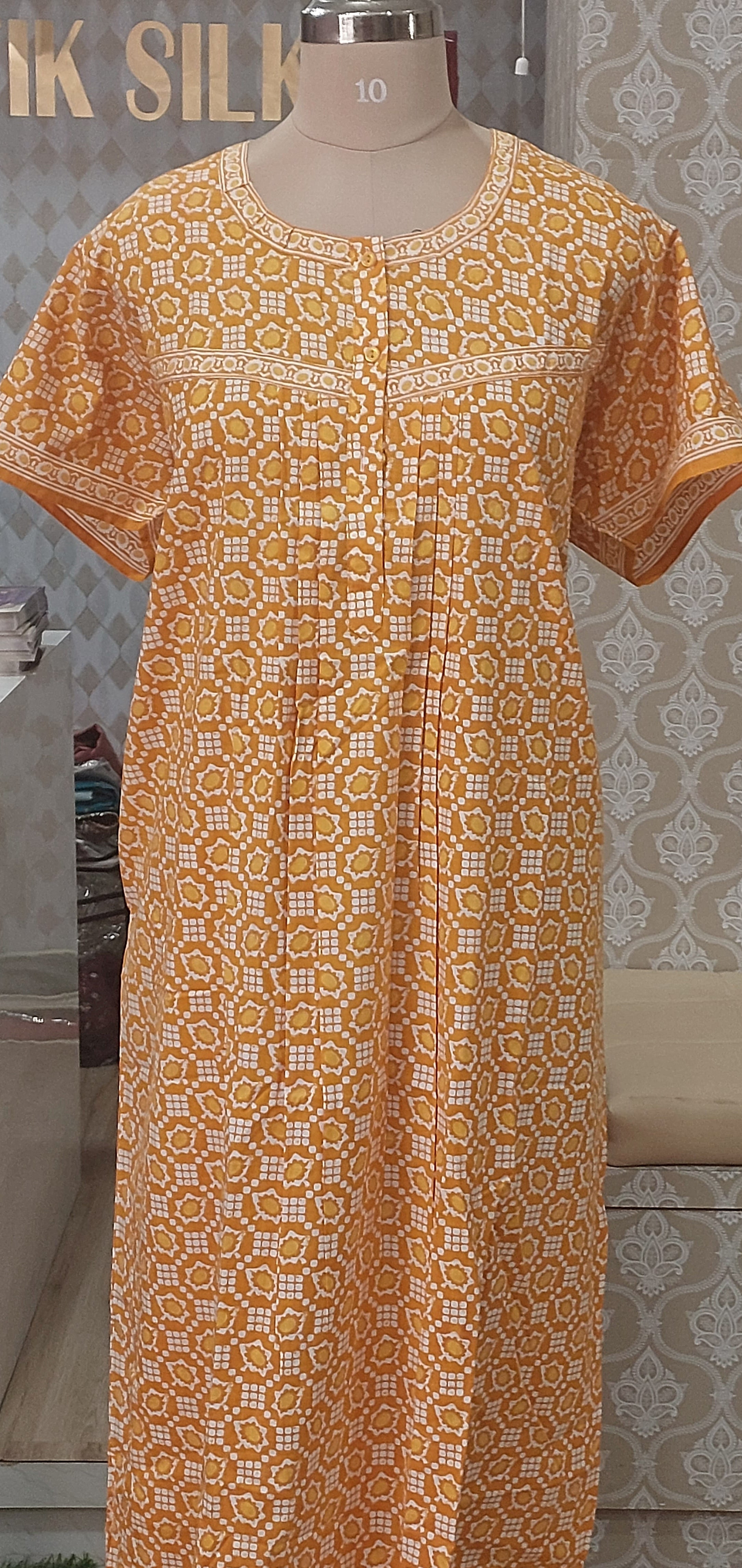 Purple Printed Nighty