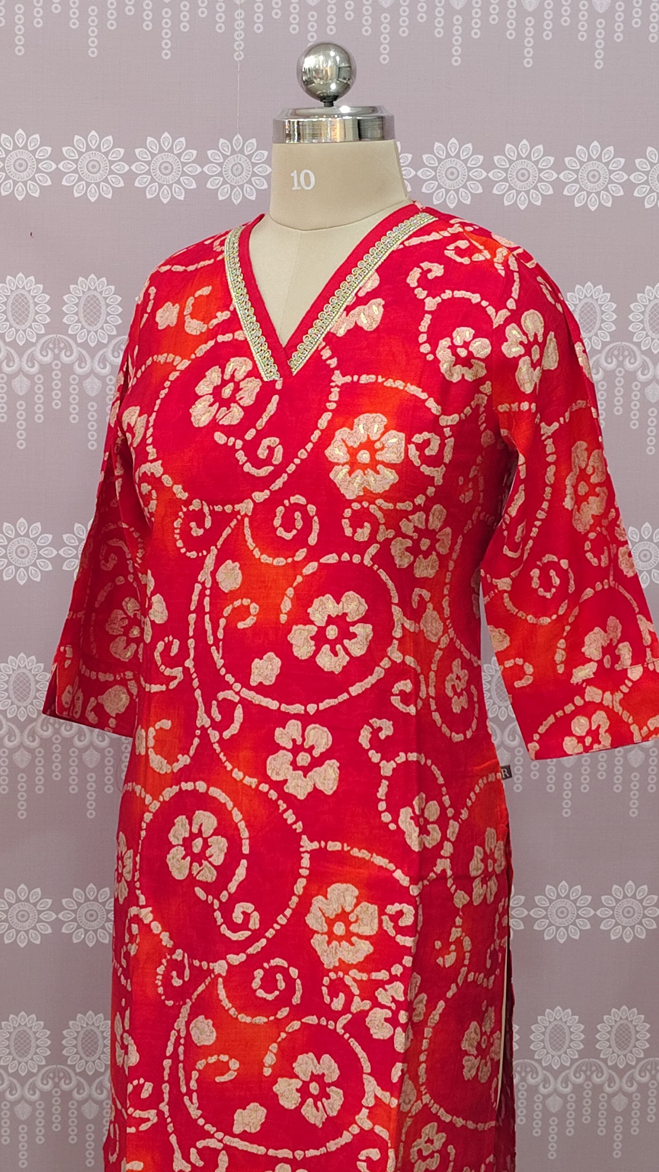 Beautiful red kurta set
