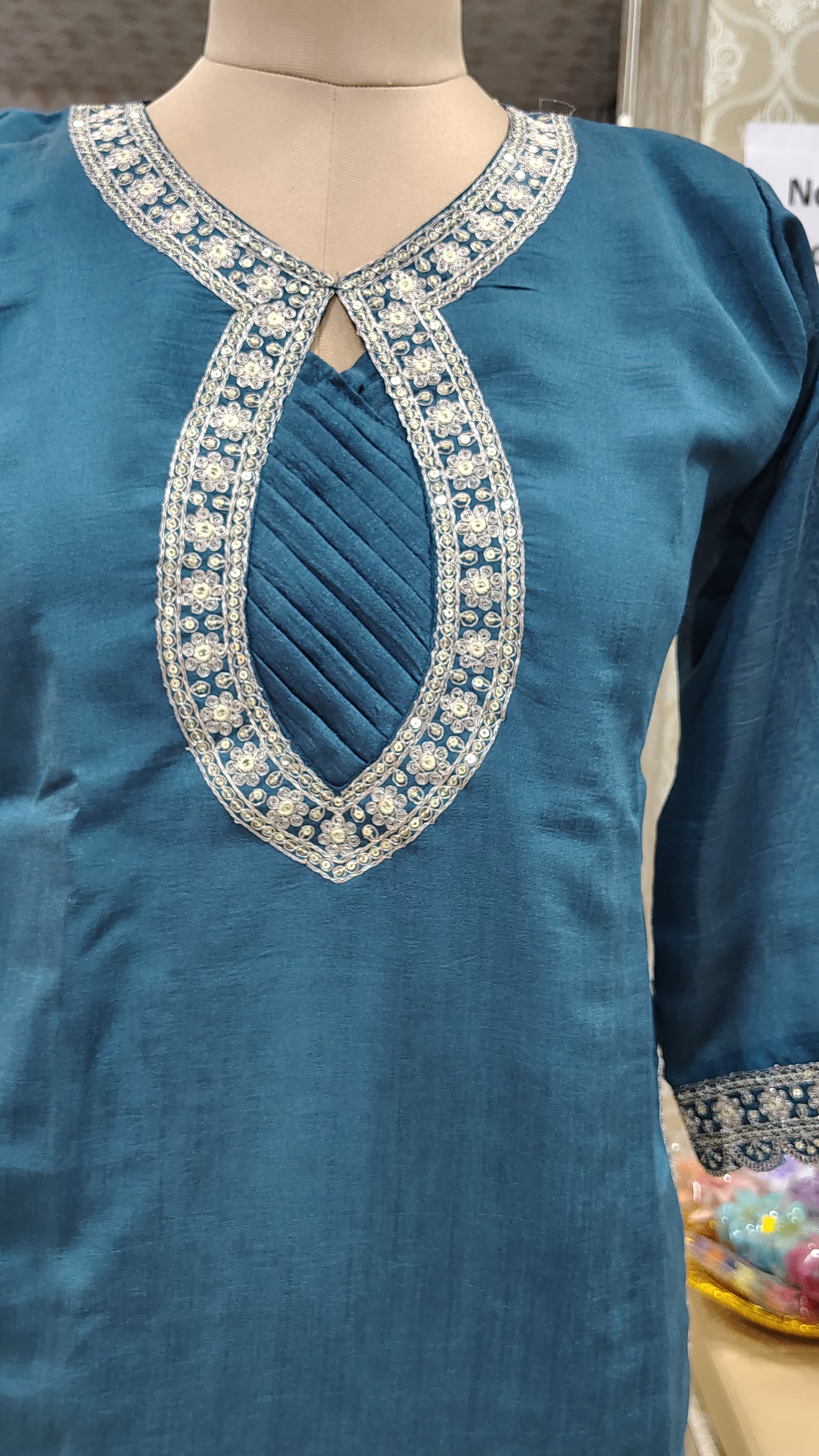 Blue kurthi set