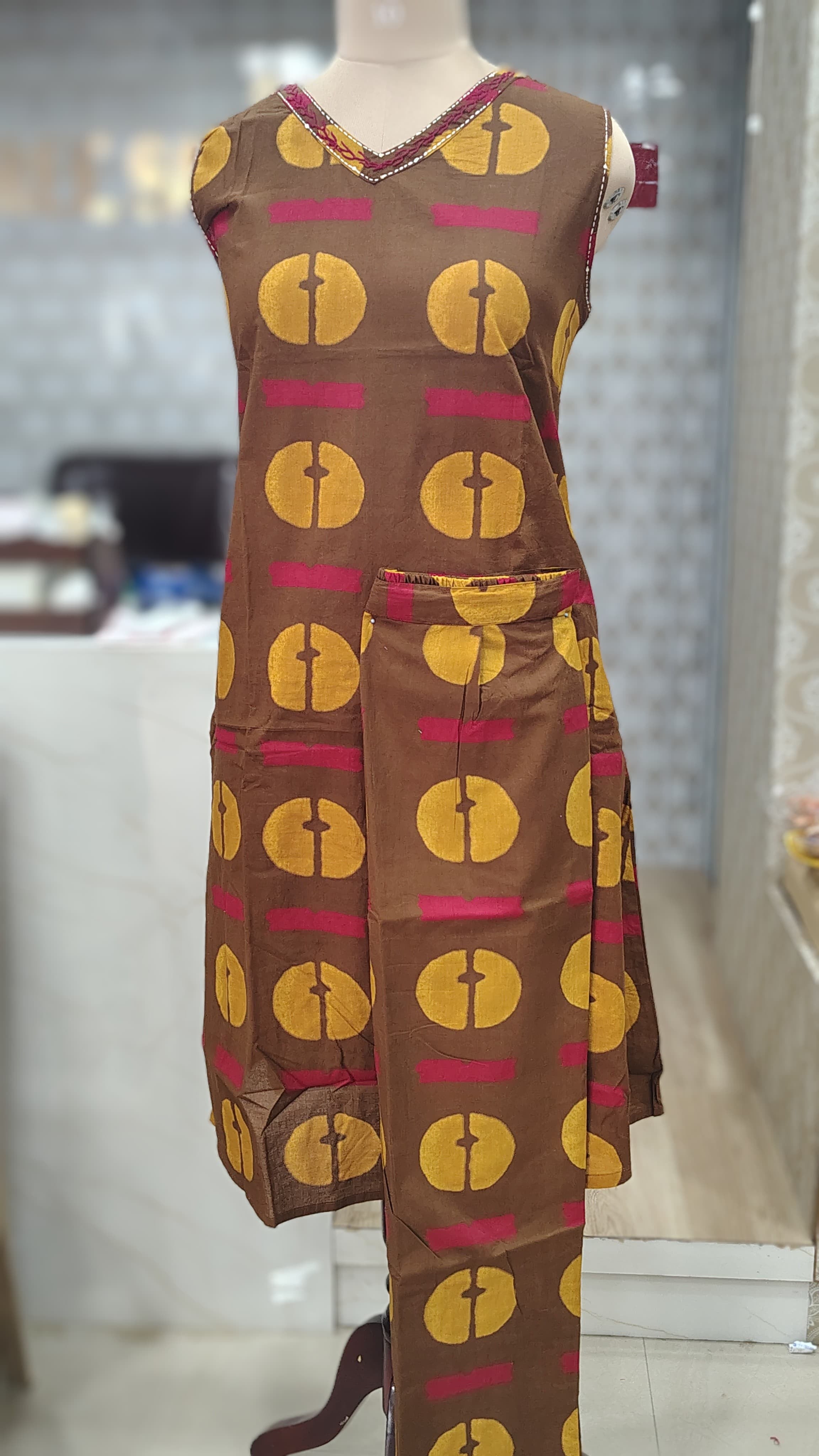 Co-ord set brown