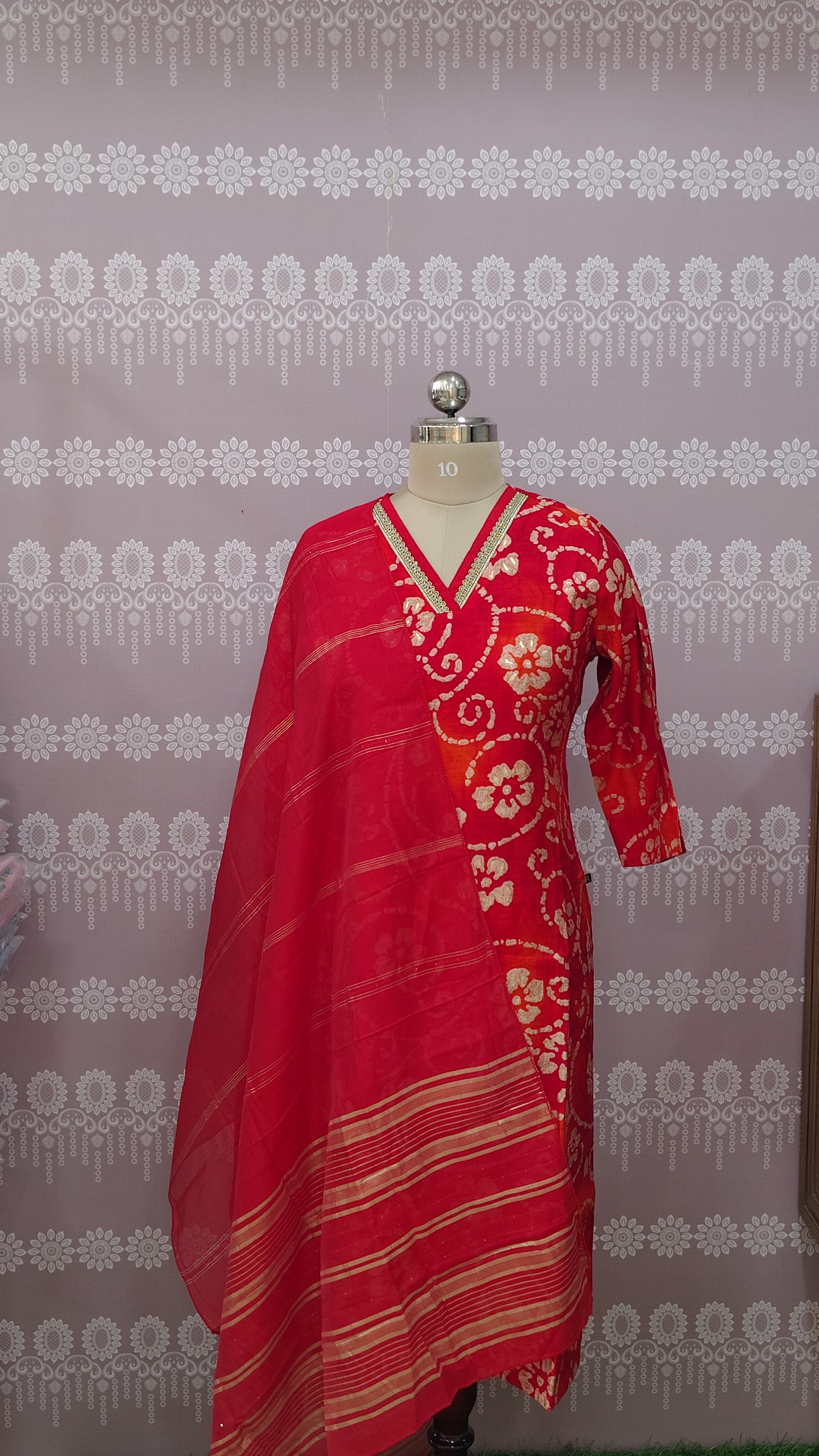 Beautiful red kurta set