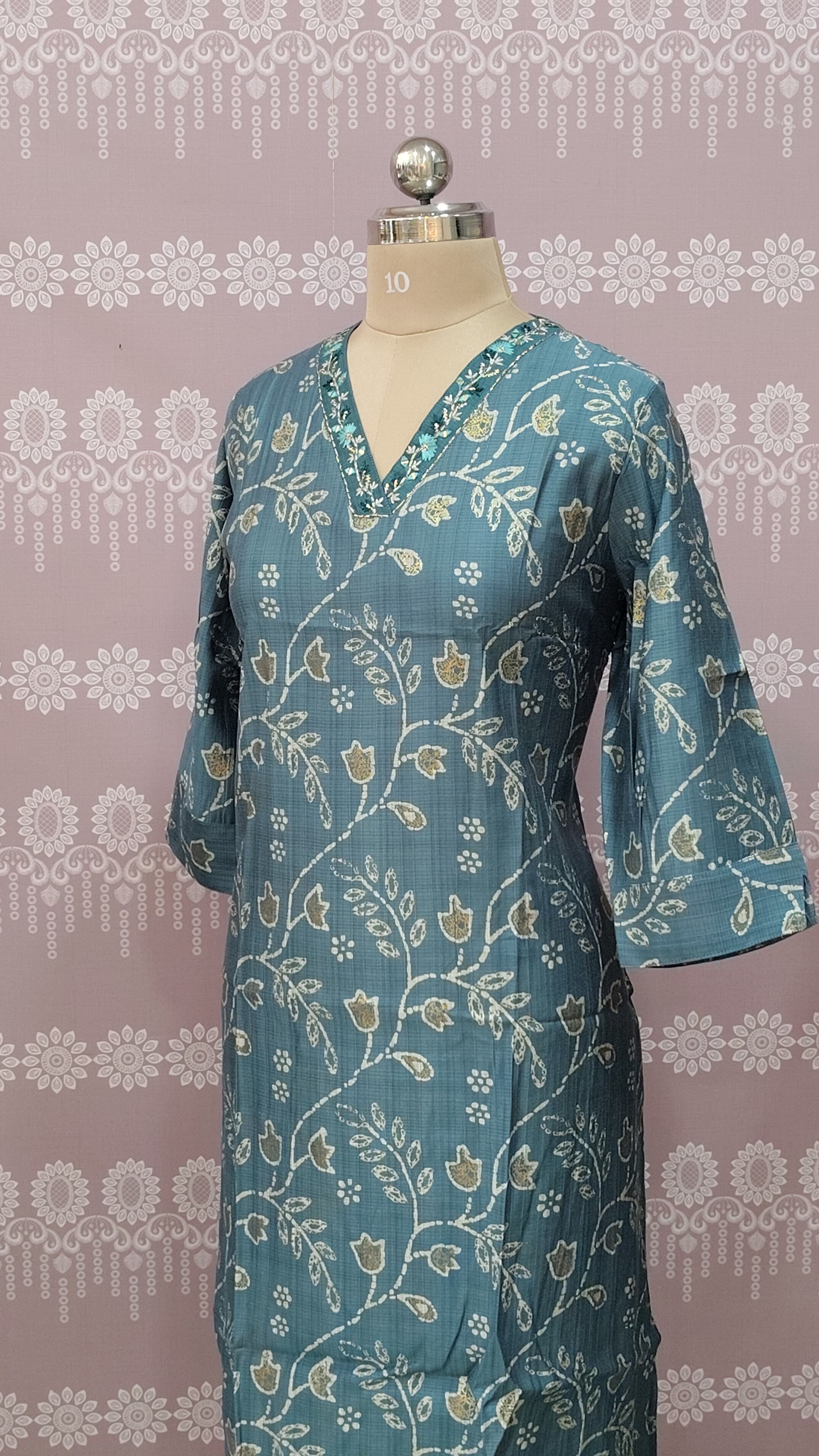 printed kurthi set