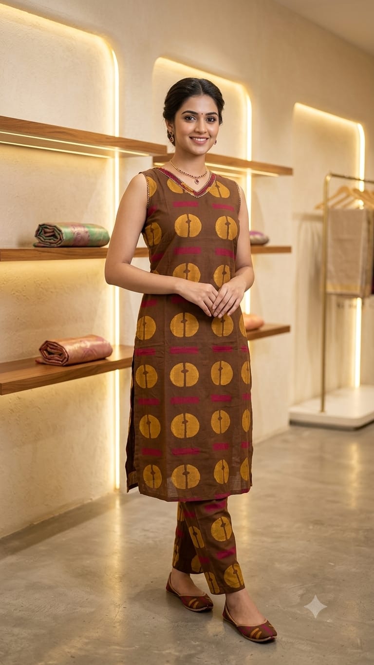 Co-ord set brown