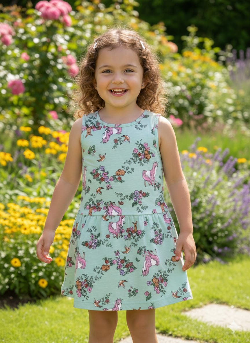 shine in this super cute sleeveless frock!