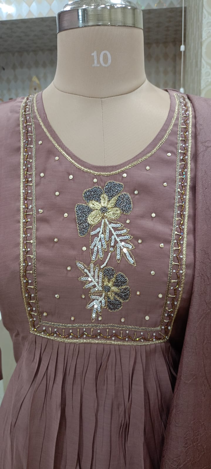 Dusty Mauve Kurti Set