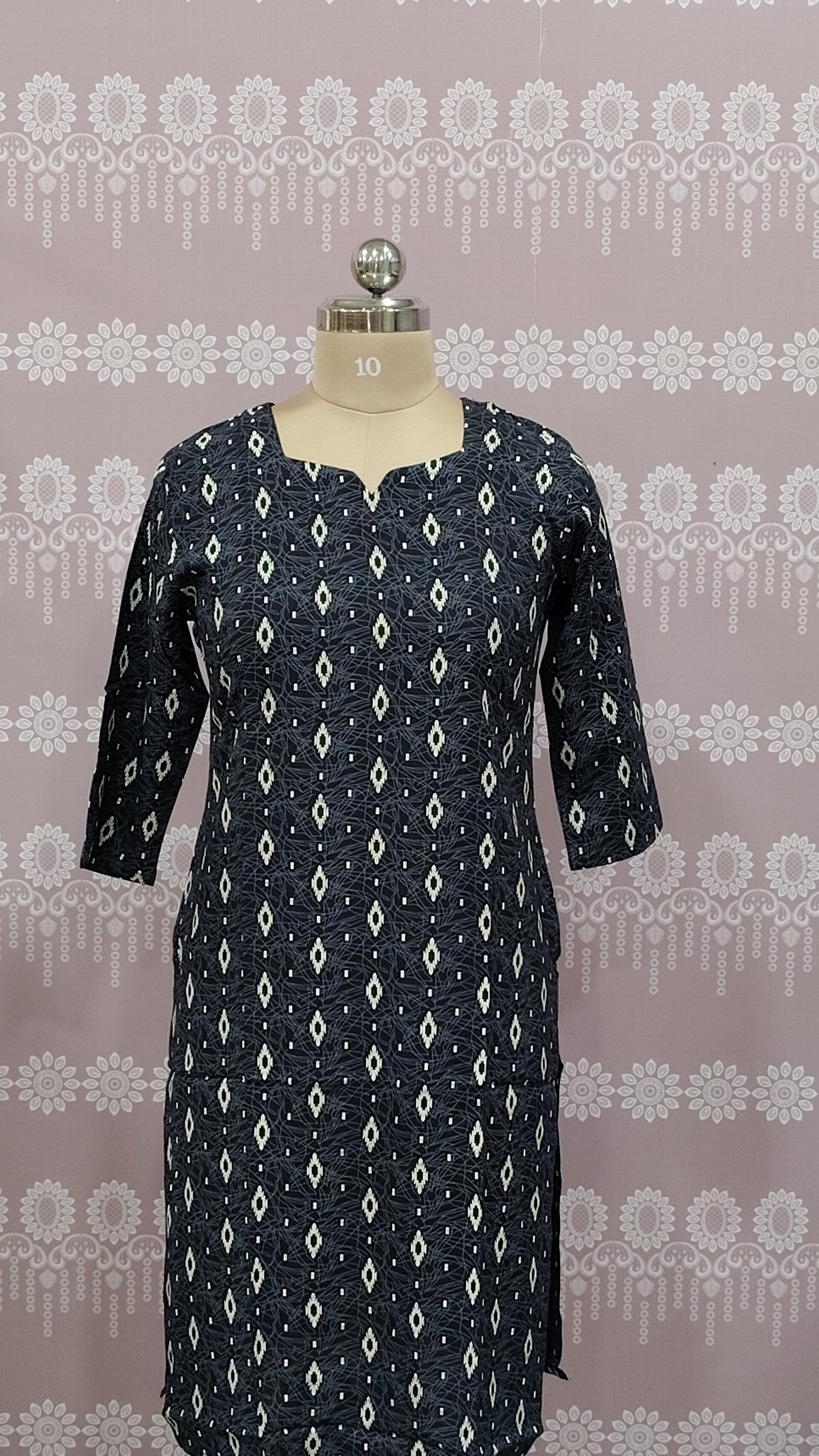 Elegant Black printed top