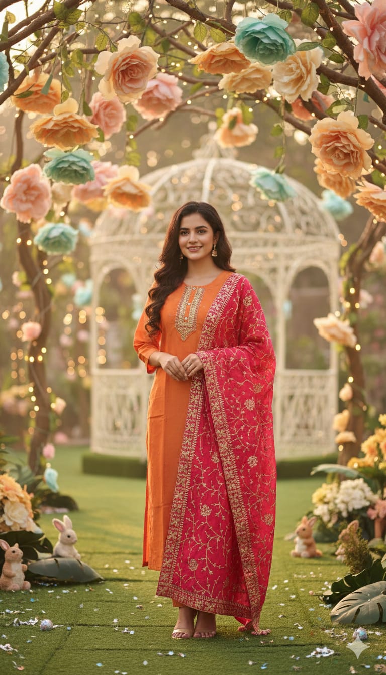 Party wear kurthi set