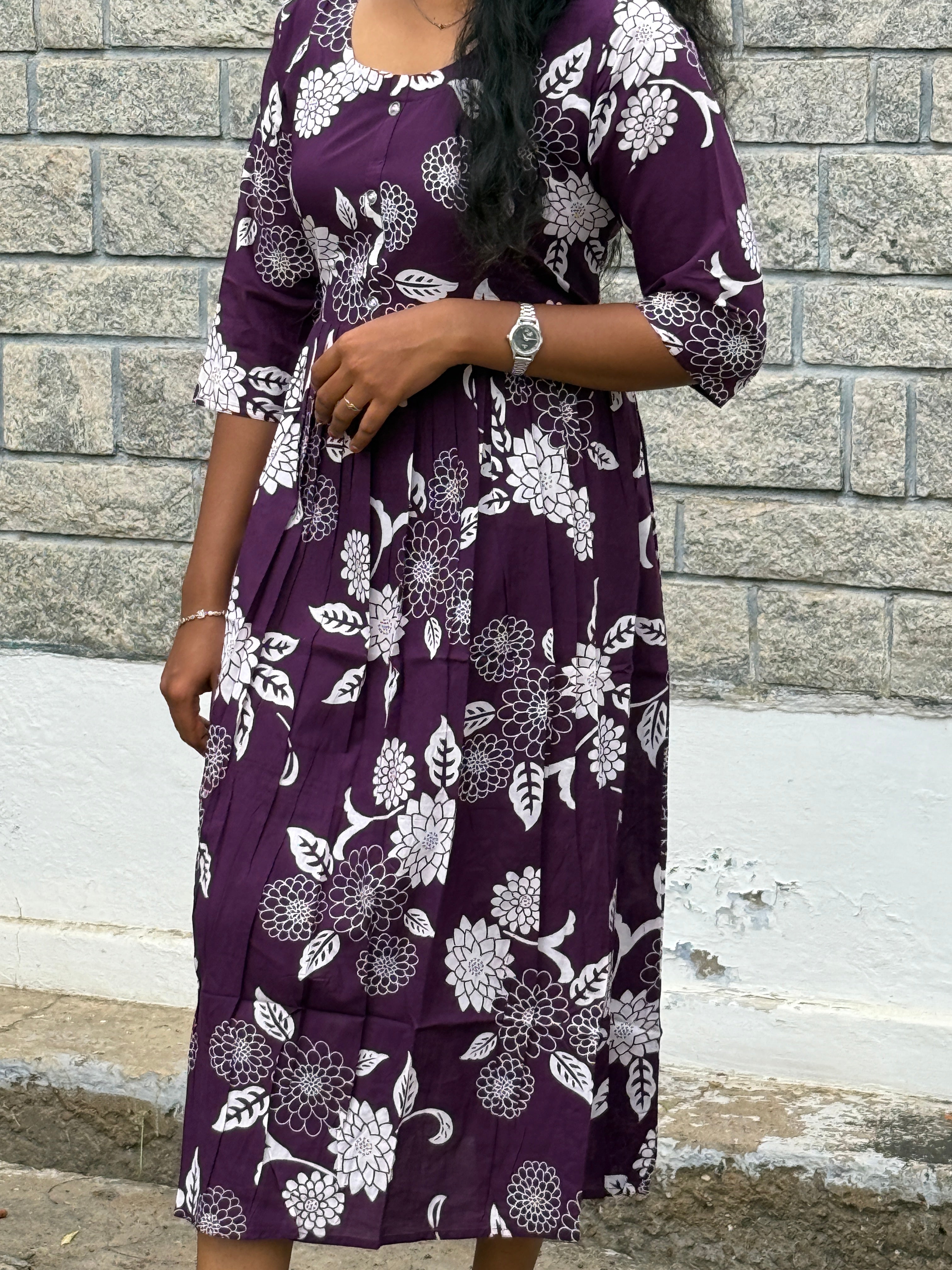 Floral Printed Cotton top