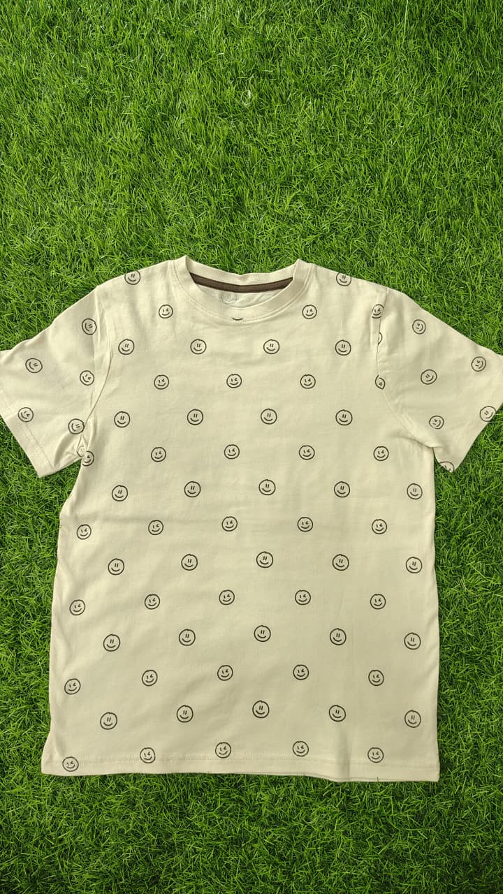 Smiley print T-shirt