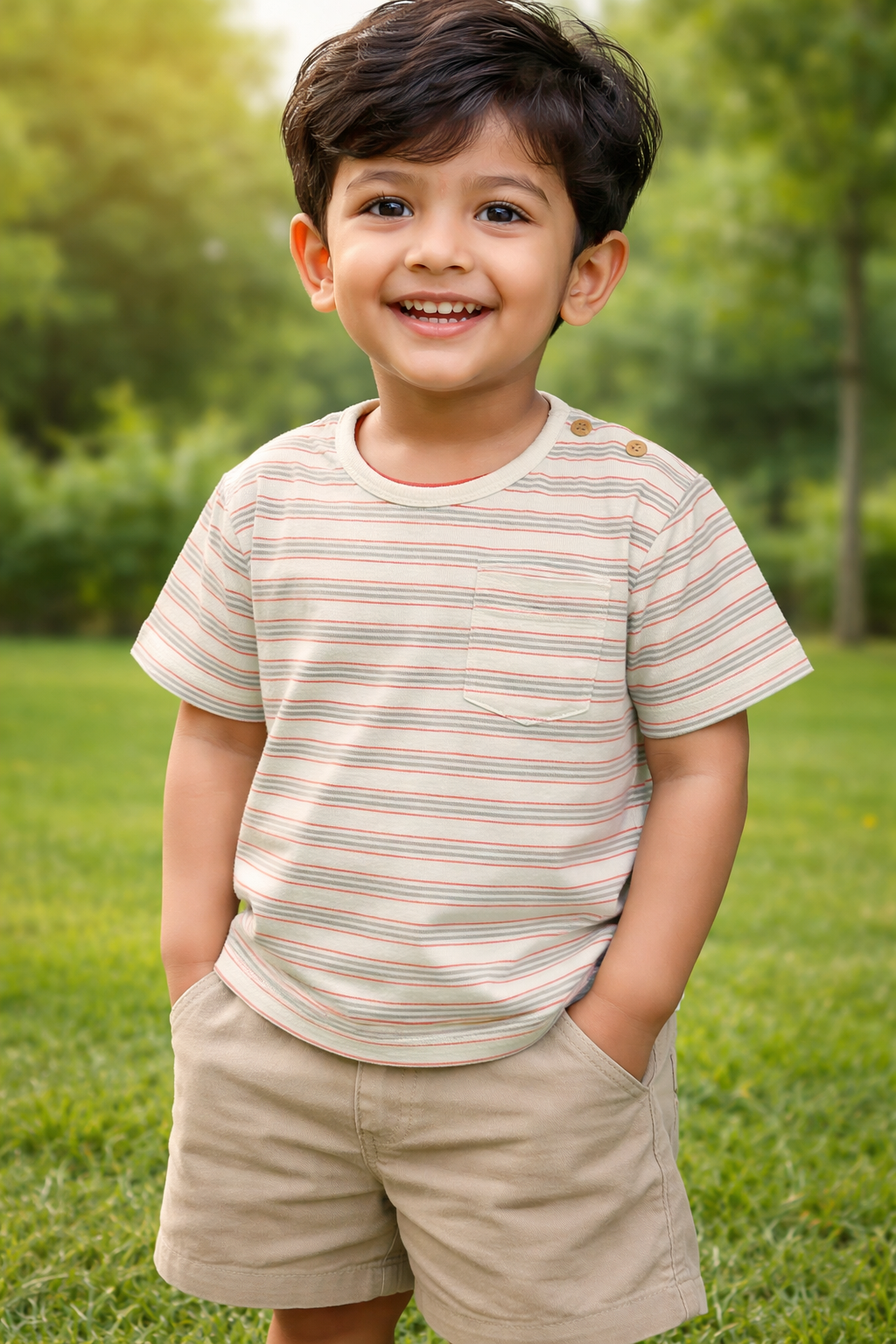 Striped kids T-shirt