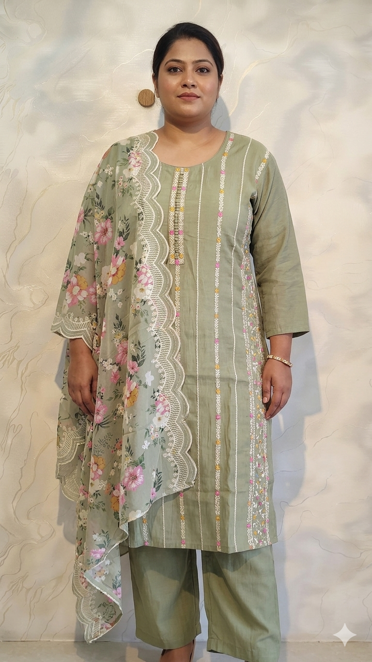printed kurthi set