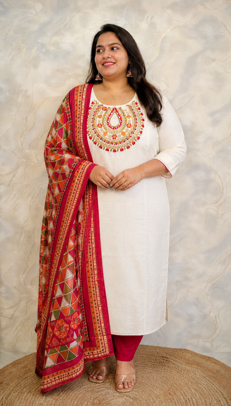 printed kurthi set
