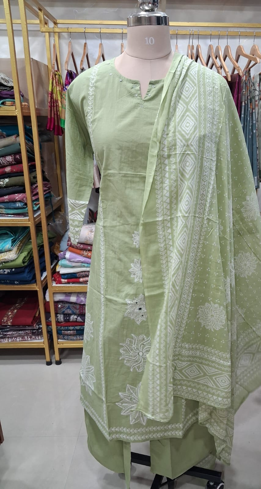 Pastel Green kurti set