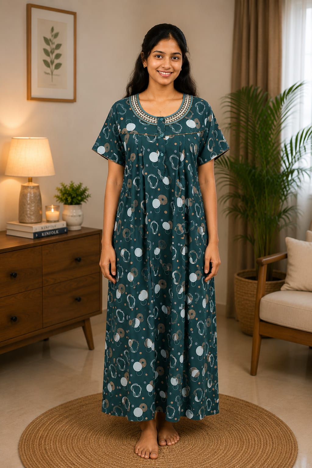Printed Cotton Nighty