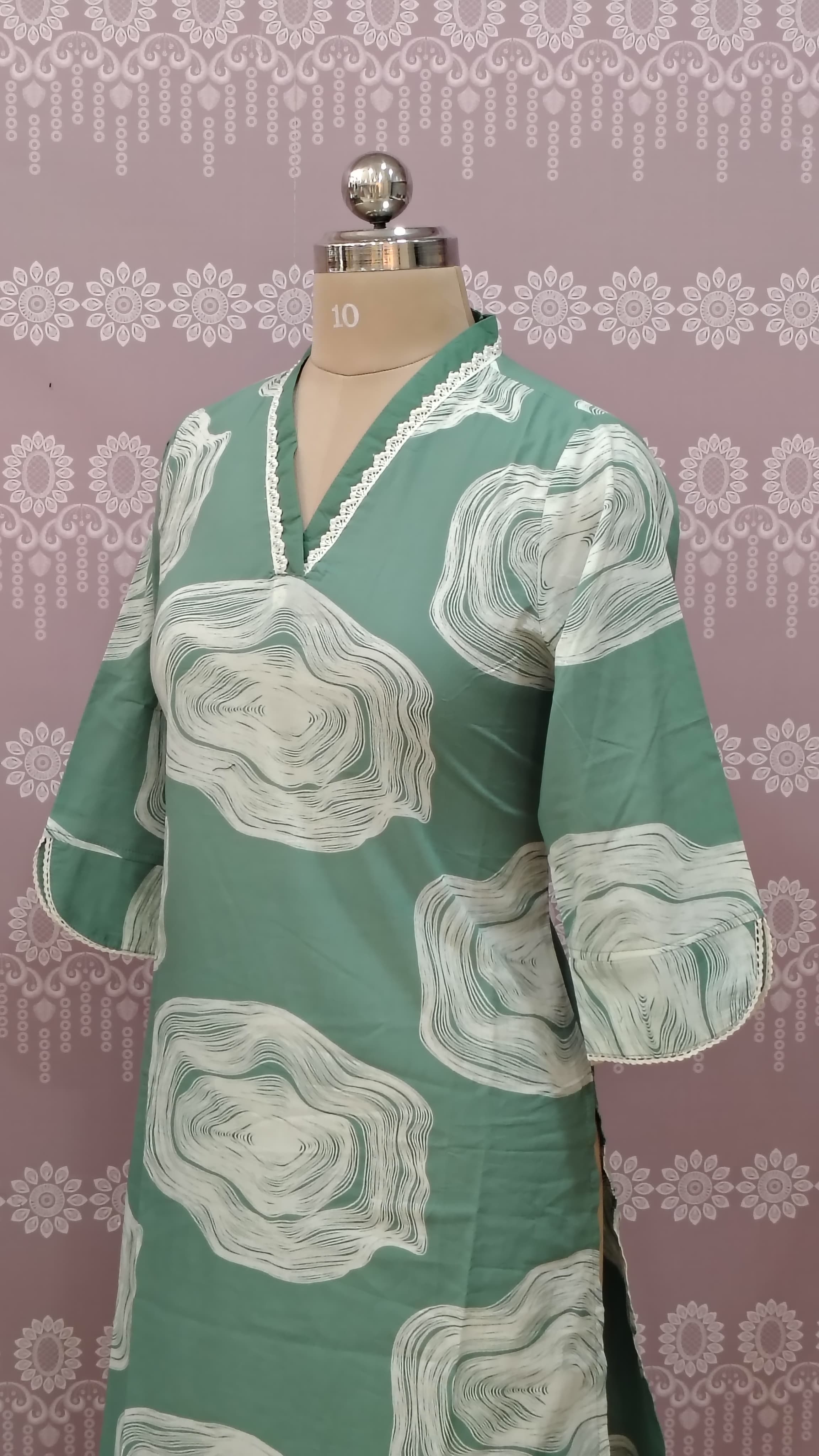 Printed kurthi set